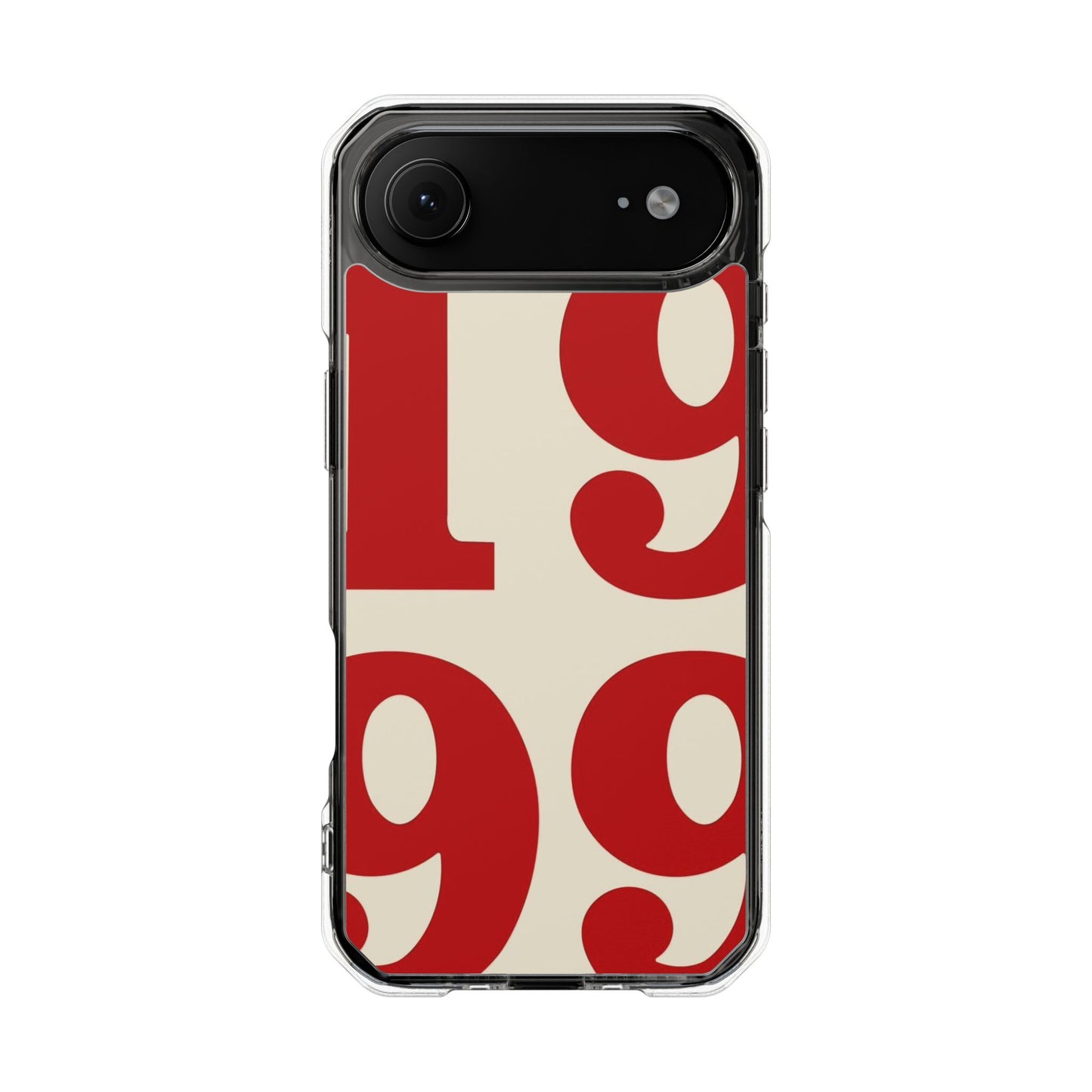 1999 Retro Number Clear Magnetic Phone Case