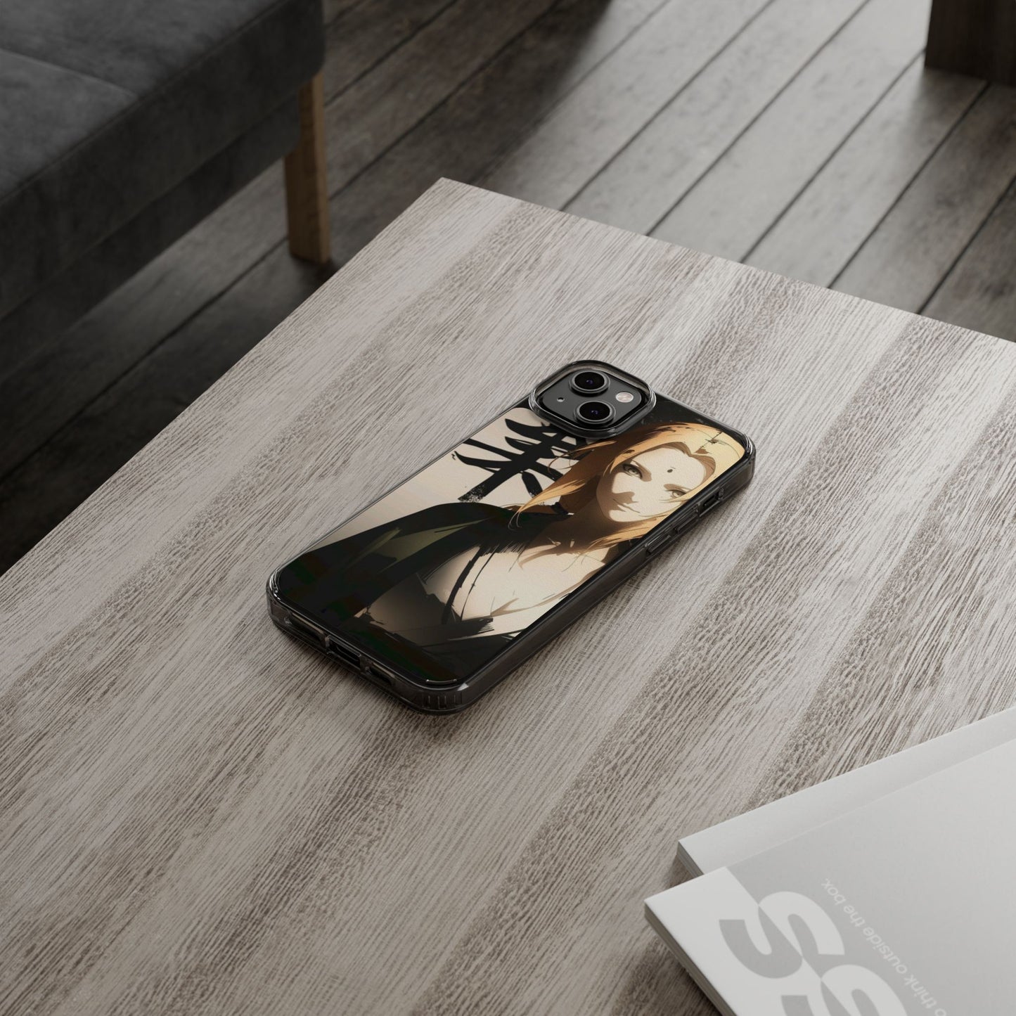 Clear Anime Character Impact-Resistant Phone Case
