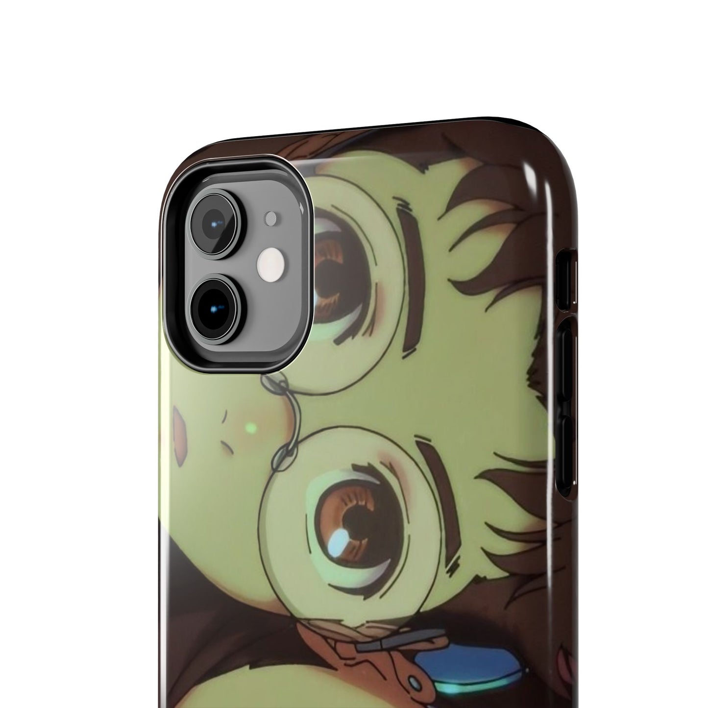 Anime Duo Tough Phone Case — Cute Chibi Sisters Protective Cover