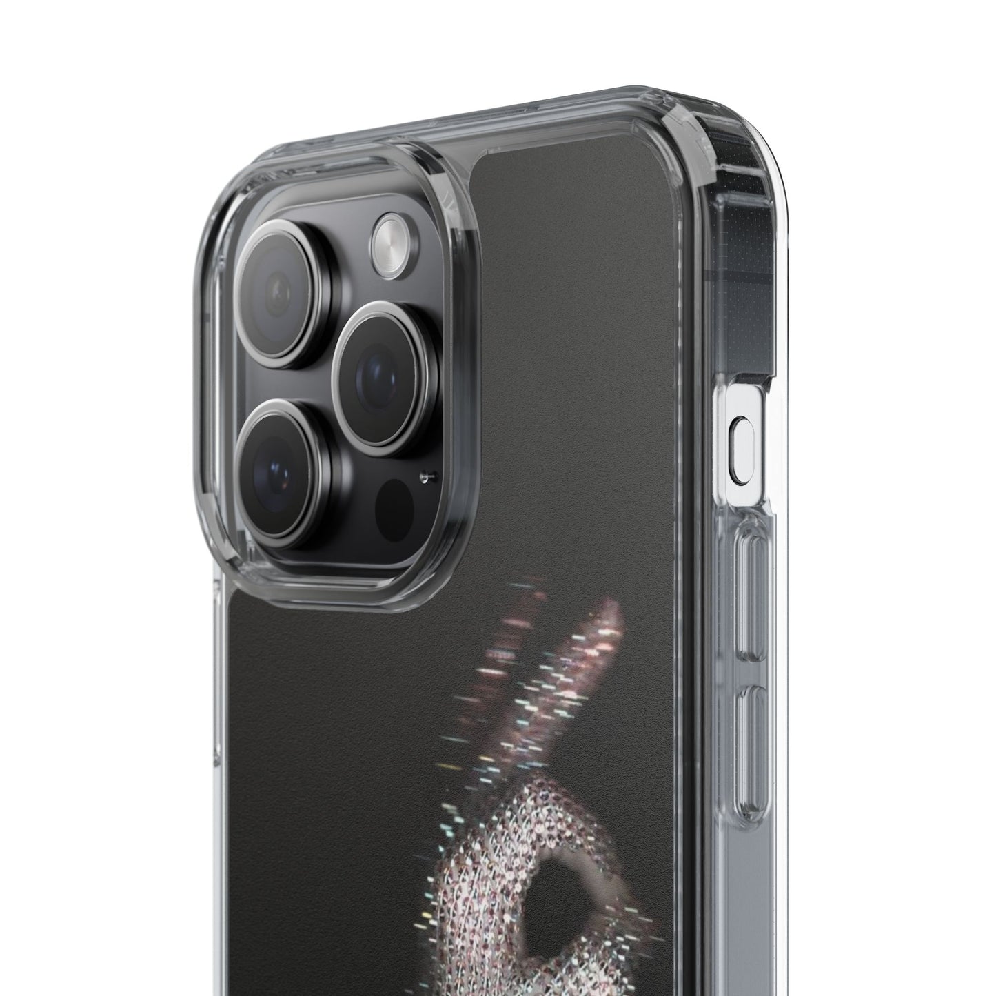 Diamond Glove OK Hand Clear Phone Case