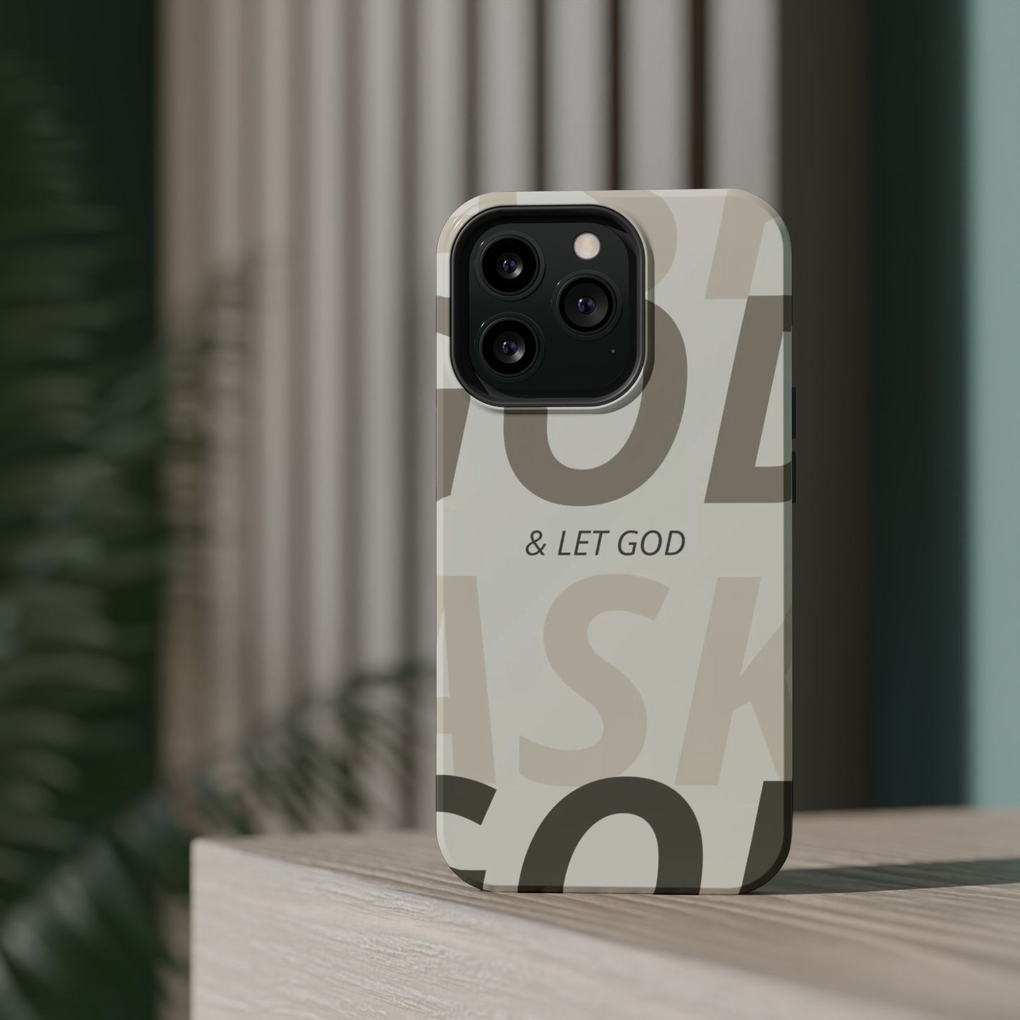 Protective iPhone Case — "Fold & Let God" Magnetic Impact-Resistant Phone Cover