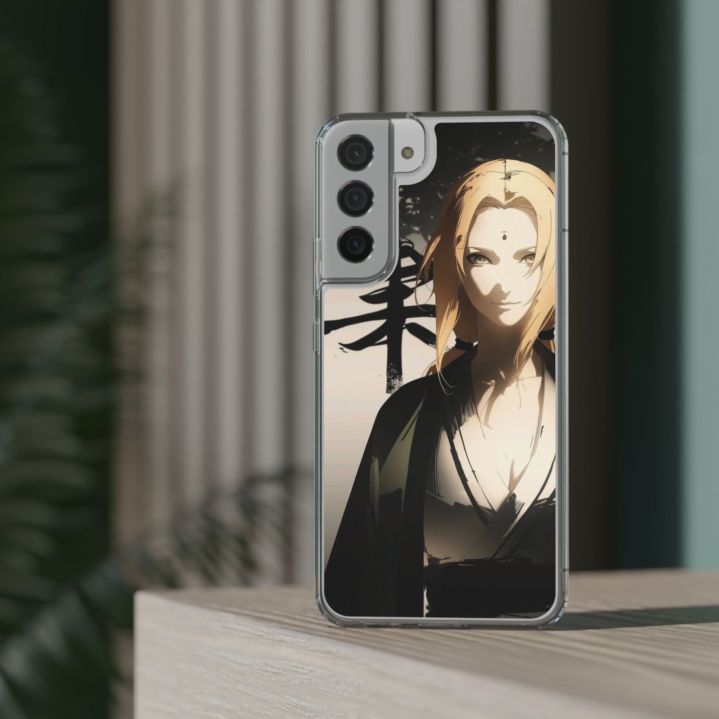 Clear Anime Character Impact-Resistant Phone Case