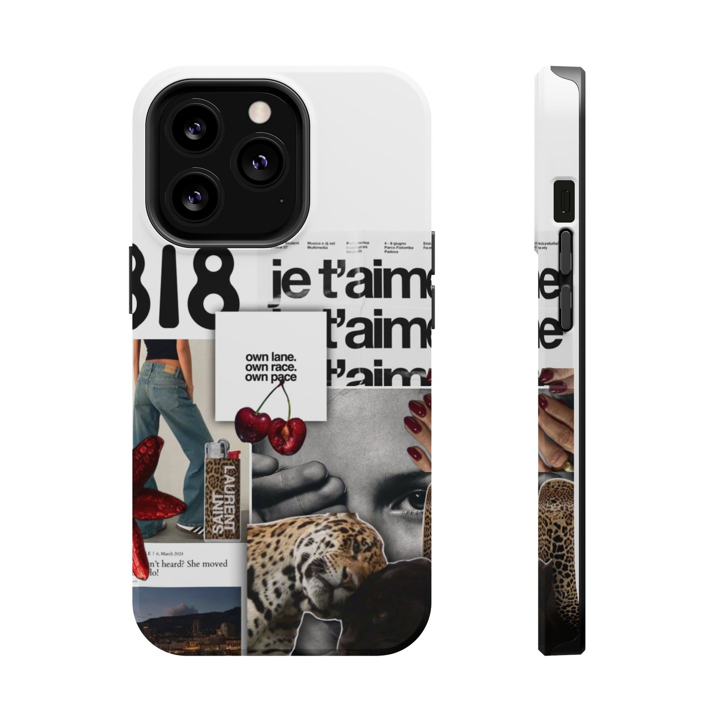 Collage 'Je t’aime' Magnetic Impact-Resistant Phone Case