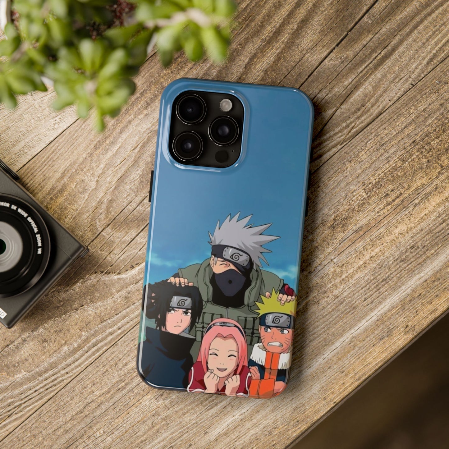 Anime Team Portrait Tough Phone Case — Cute Group Shield Design