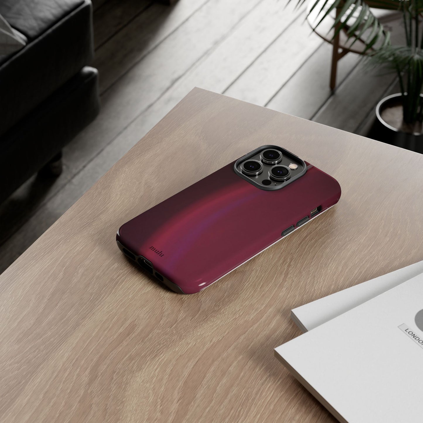 Maroon Gradient Phone Case - Tough Protective iPhone Cover