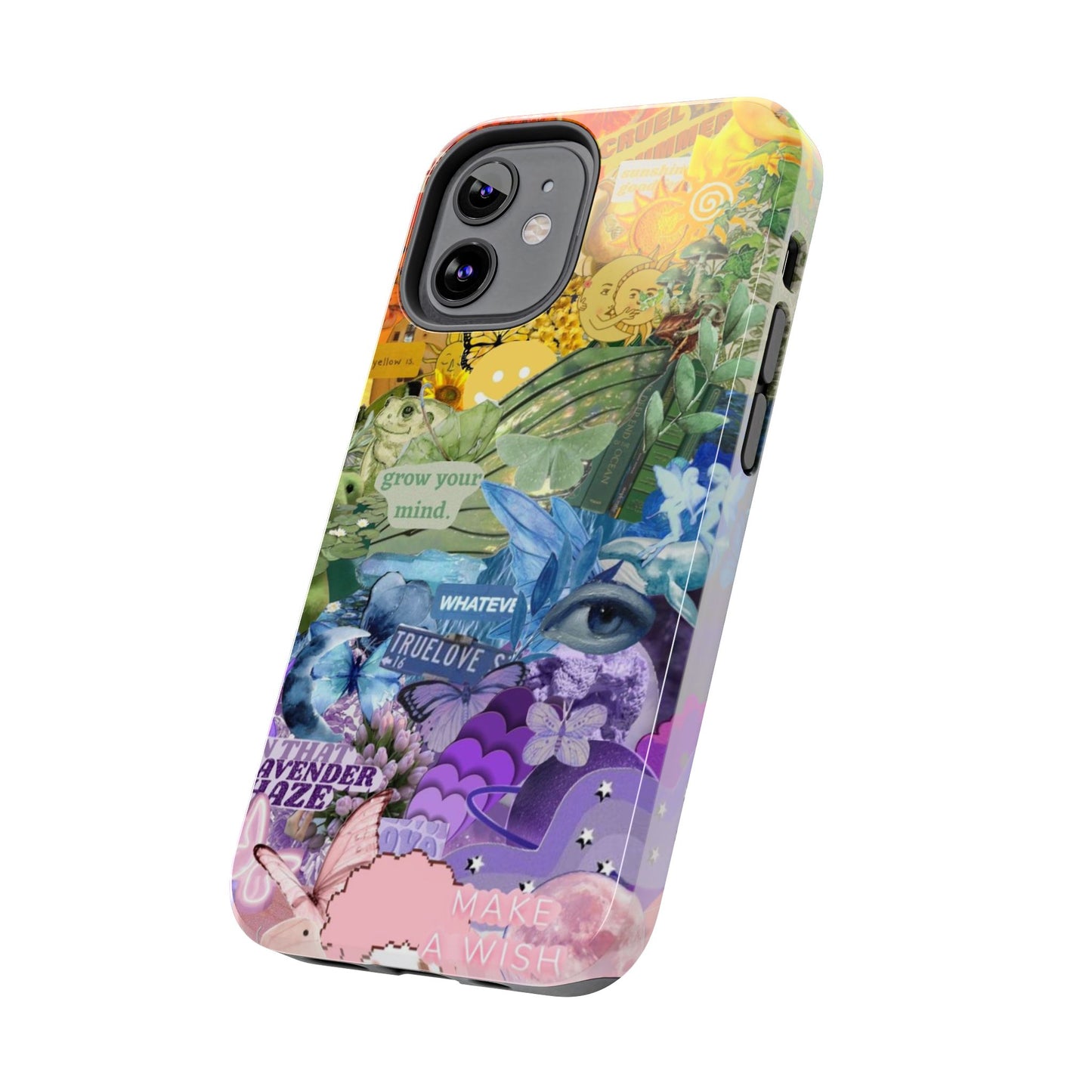 Collage Art Phone Case — 'Grow Your Mind' Lavender Haze Tough Case