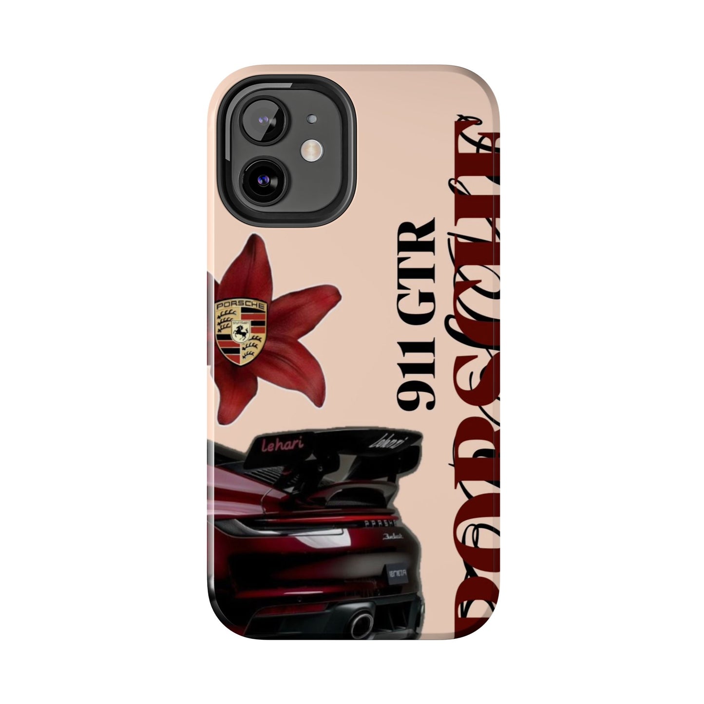 Porsche 911 GT-R Red Orchid Tough Phone Case — Sports Car Protective Cover