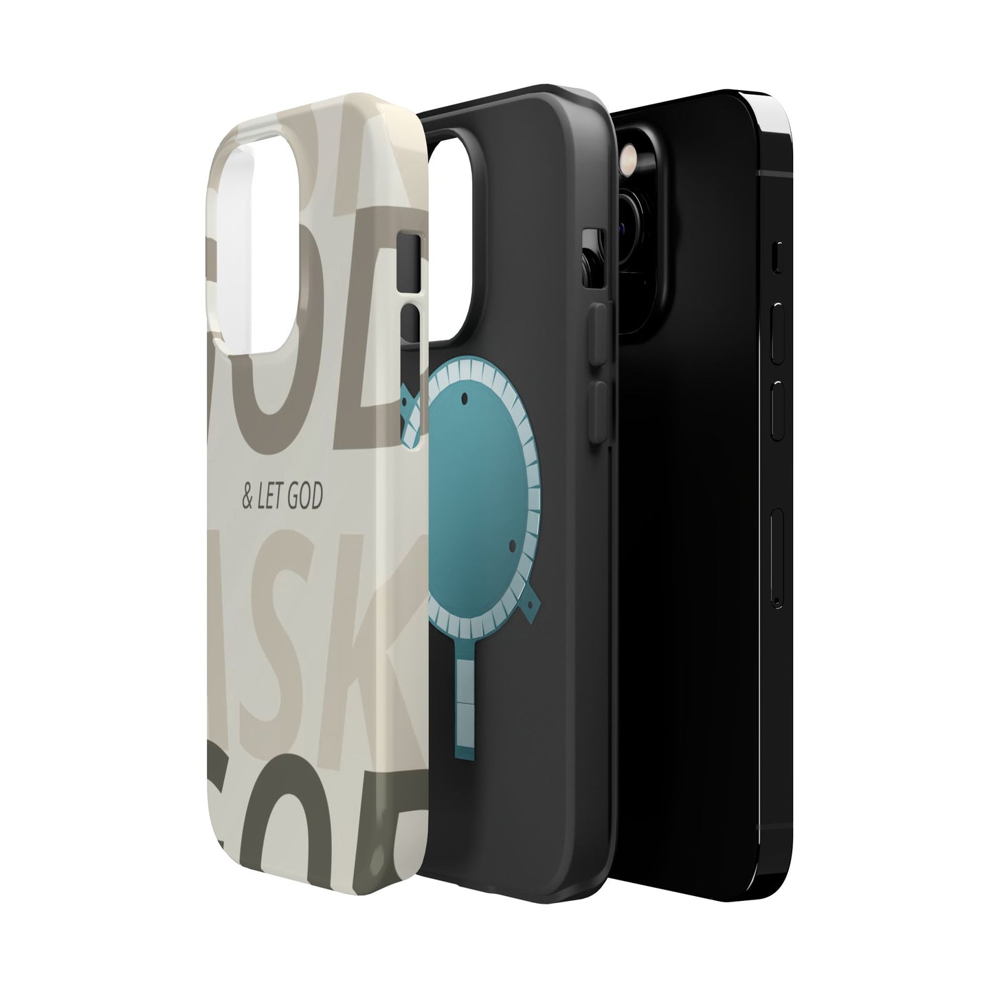 Protective iPhone Case — "Fold & Let God" Magnetic Impact-Resistant Phone Cover