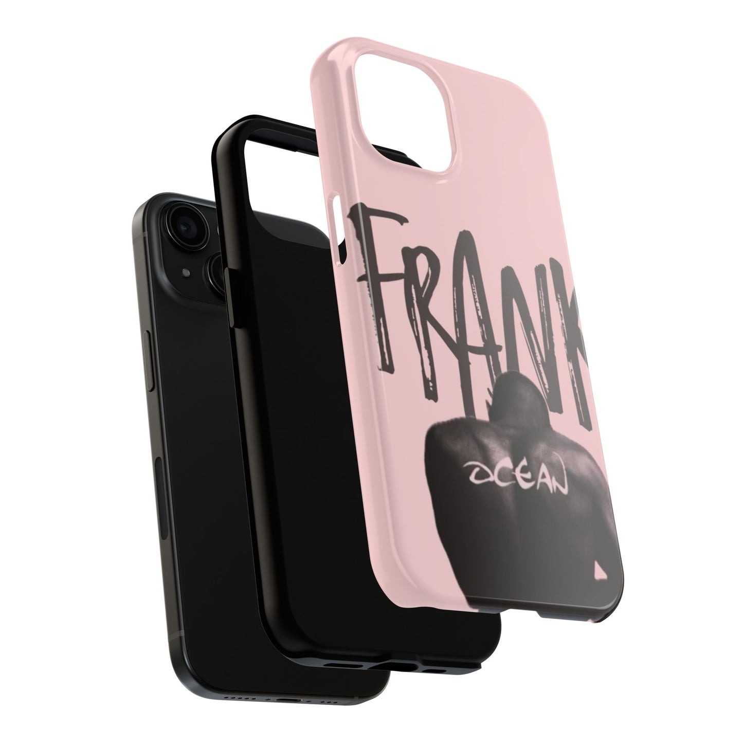 Frank Ocean Tough Phone Case — Pink Back Silhouette Design