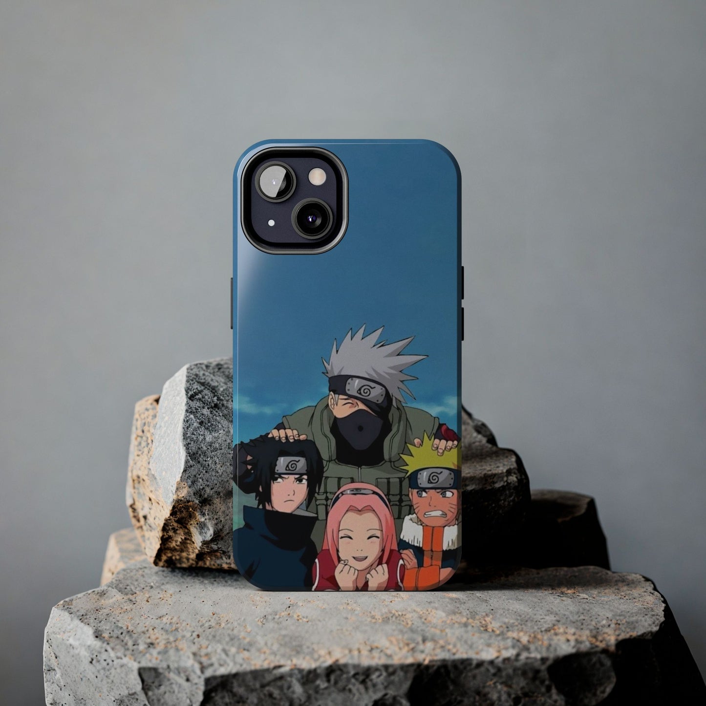 Anime Team Portrait Tough Phone Case — Cute Group Shield Design