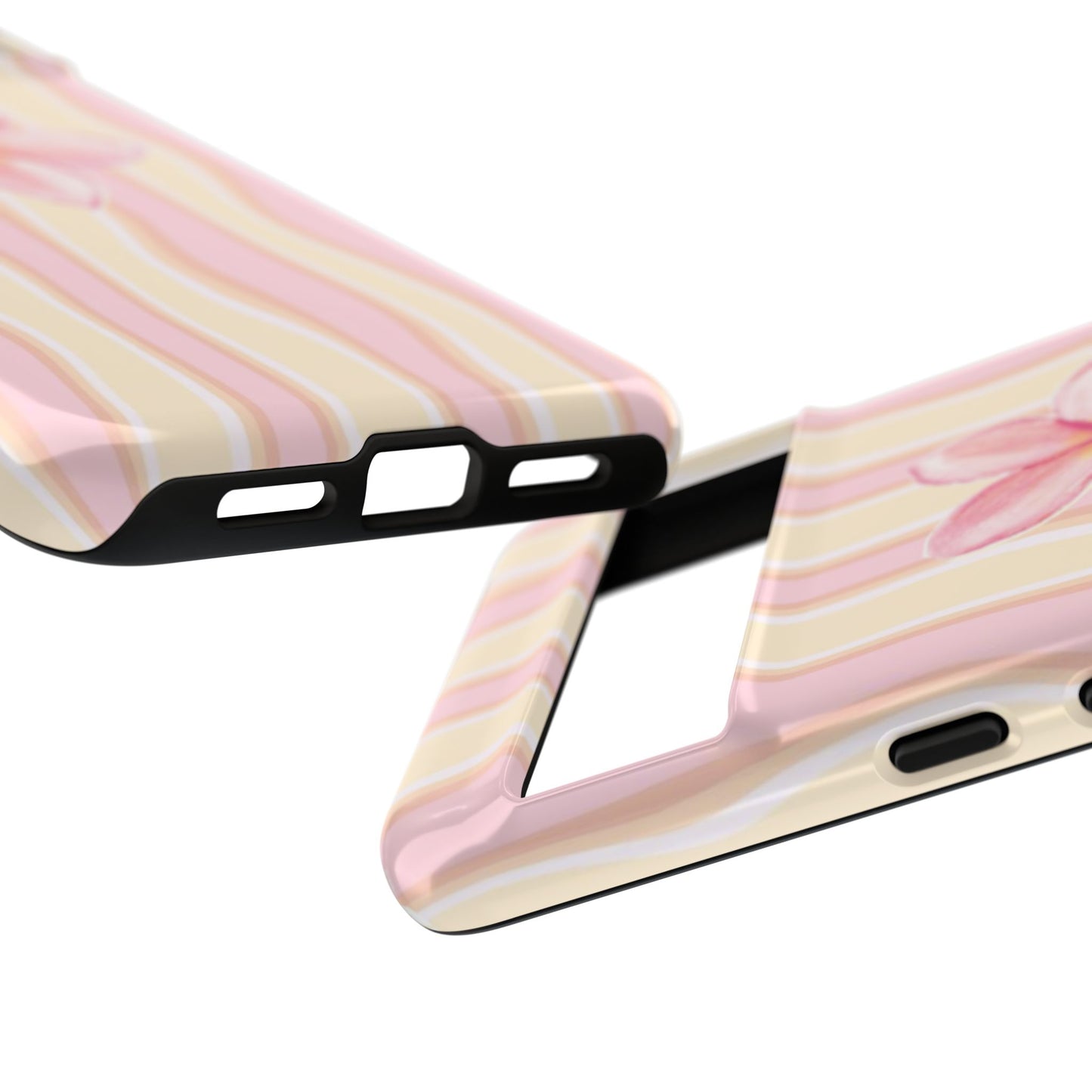 Pink Plumeria Phone Case - Tropical Floral Tough Phone Case