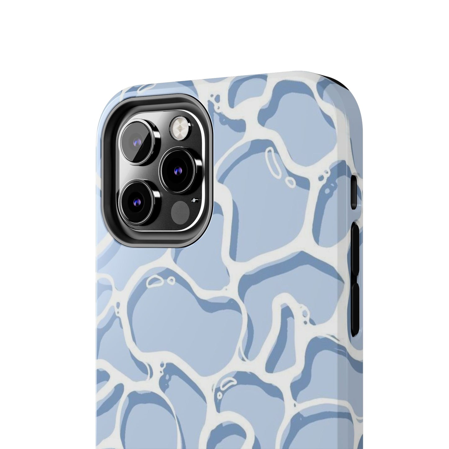 Blue Abstract Pool Pattern Tough Phone Case