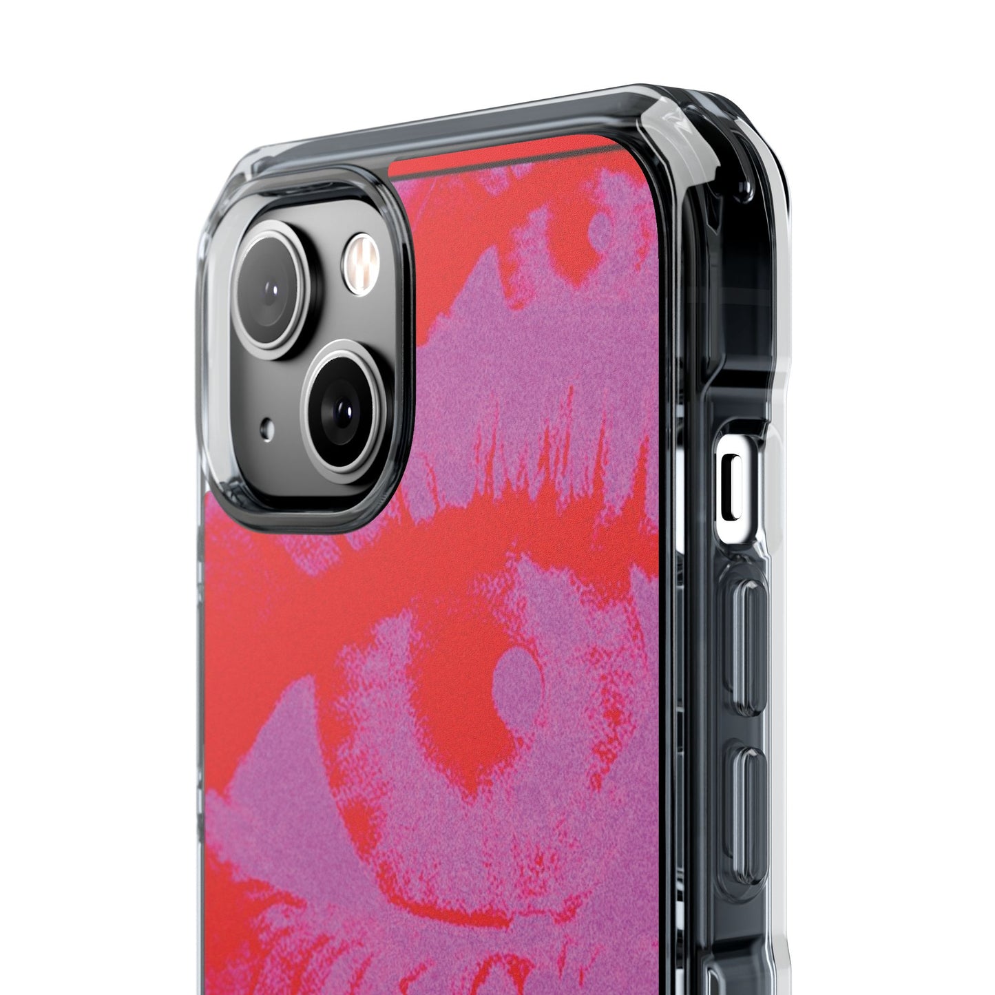 Phone Case — Pop Art Red Eyes Magnetic Clear Impact Case