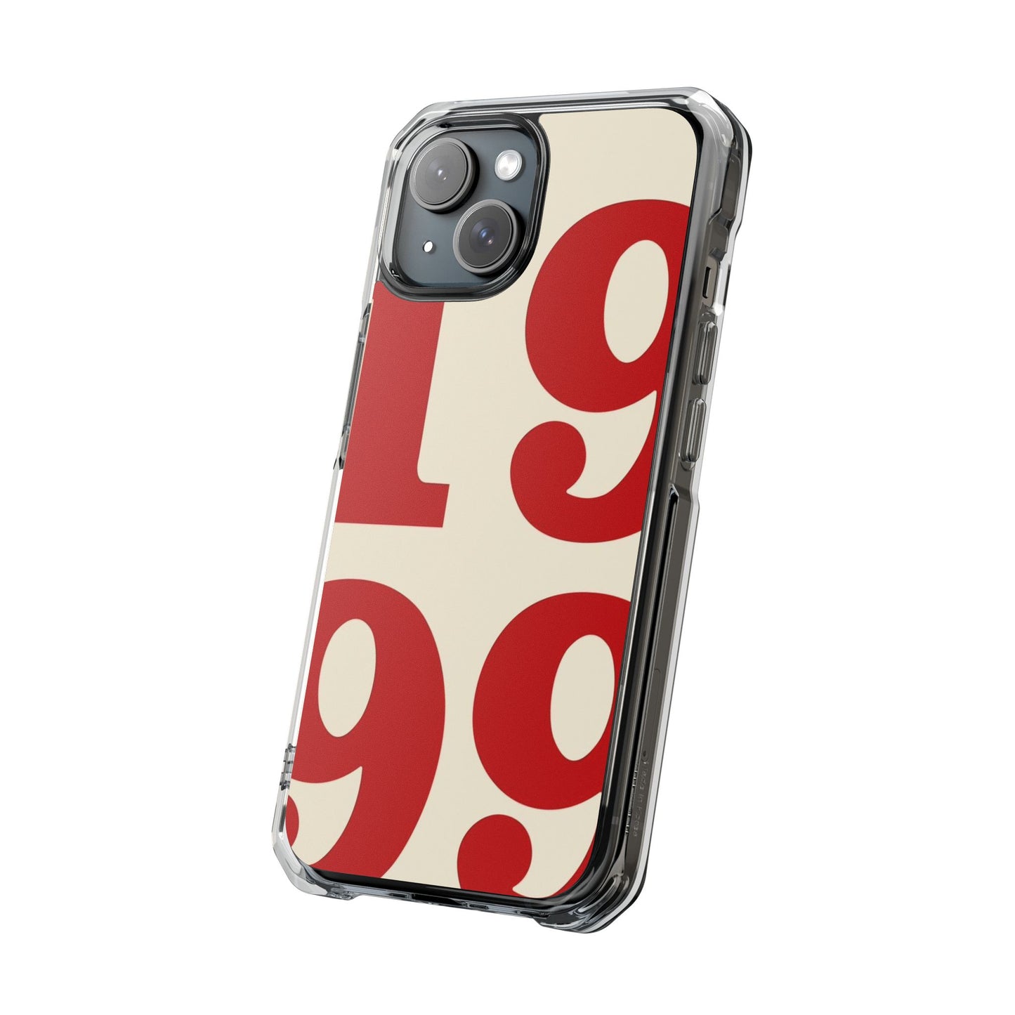 1999 Retro Number Clear Magnetic Phone Case