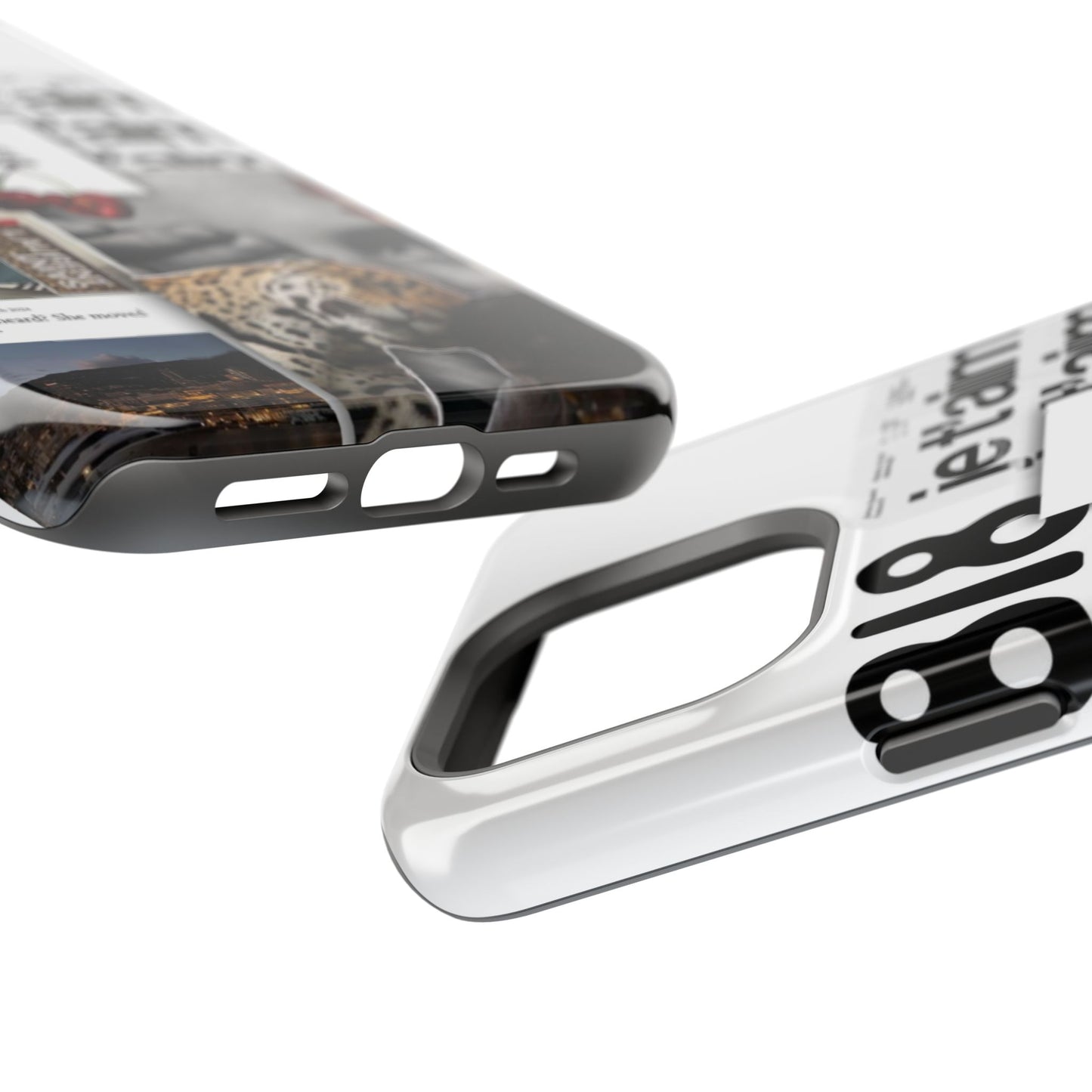 Collage 'Je t’aime' Magnetic Impact-Resistant Phone Case