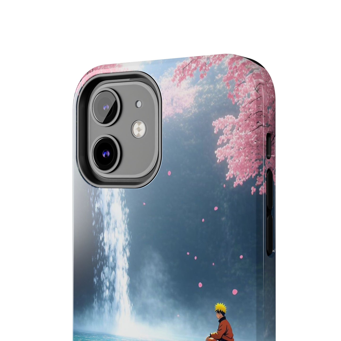 Naruto Scenic Tough Phone Case — Waterfall Meditation Anime Cover