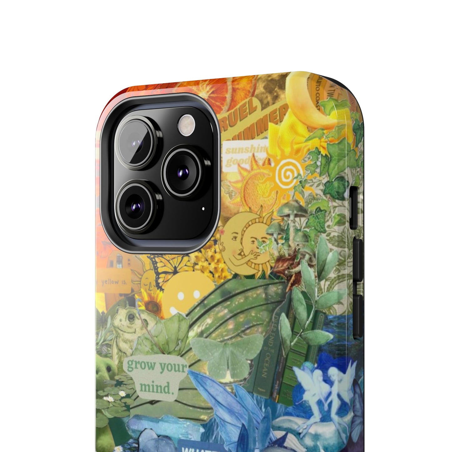 Collage Art Phone Case — 'Grow Your Mind' Lavender Haze Tough Case