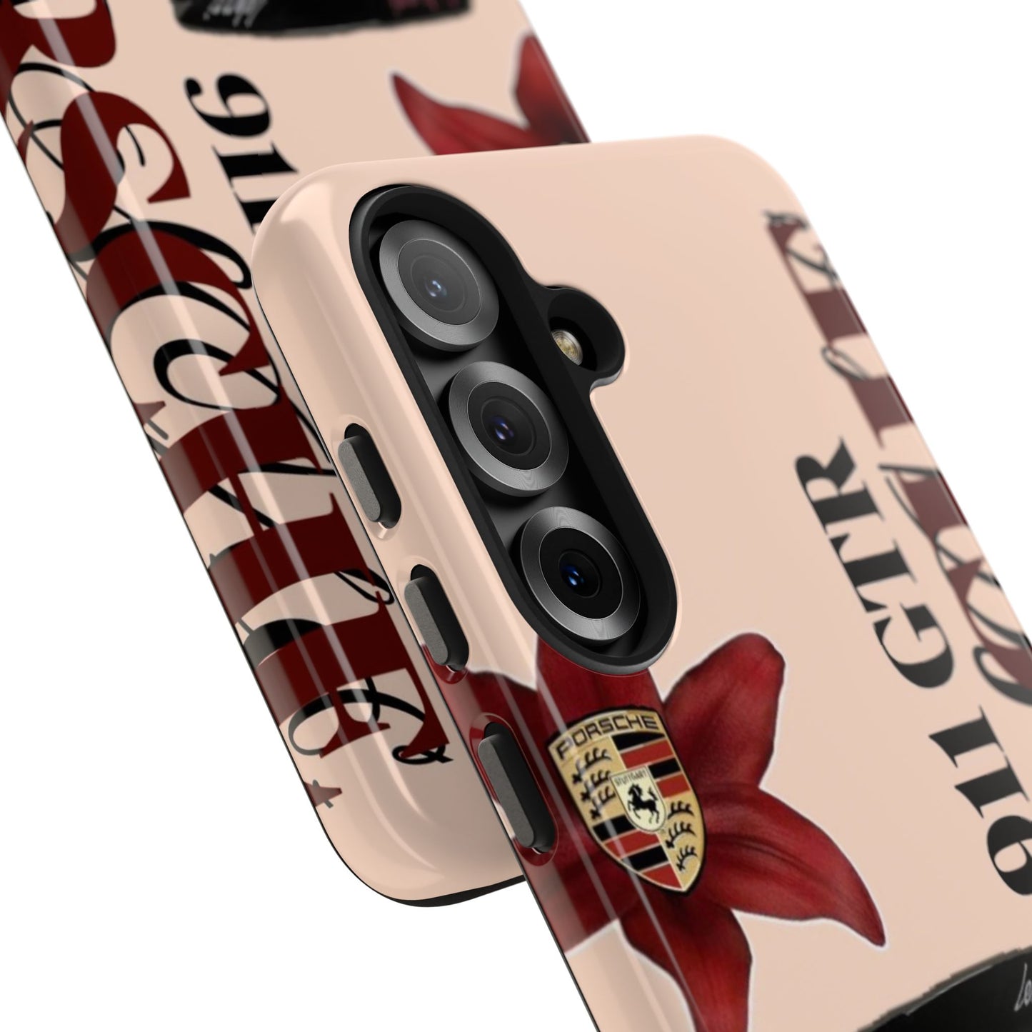 Porsche 911 GT-R Red Orchid Tough Phone Case — Sports Car Protective Cover