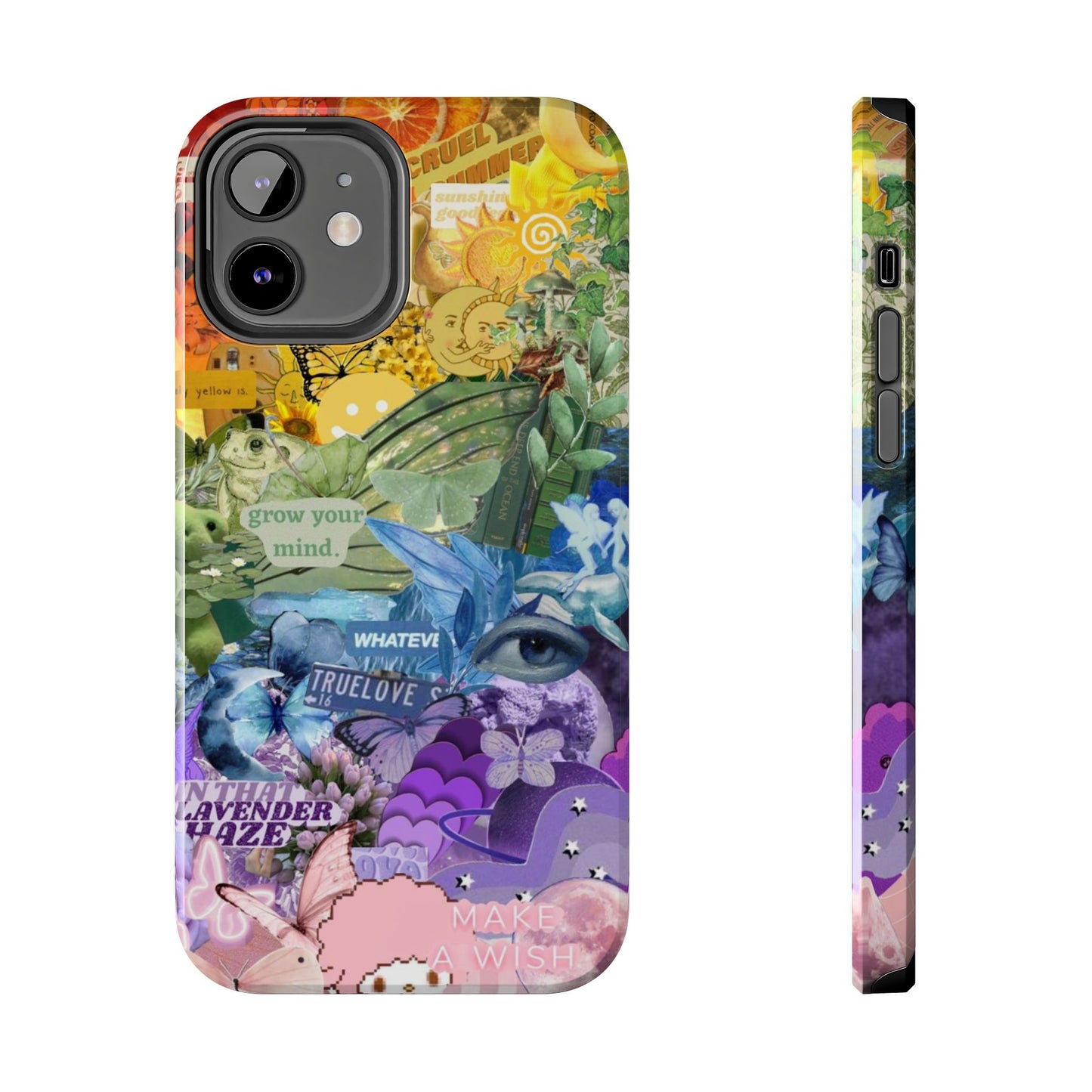 Collage Art Phone Case — 'Grow Your Mind' Lavender Haze Tough Case