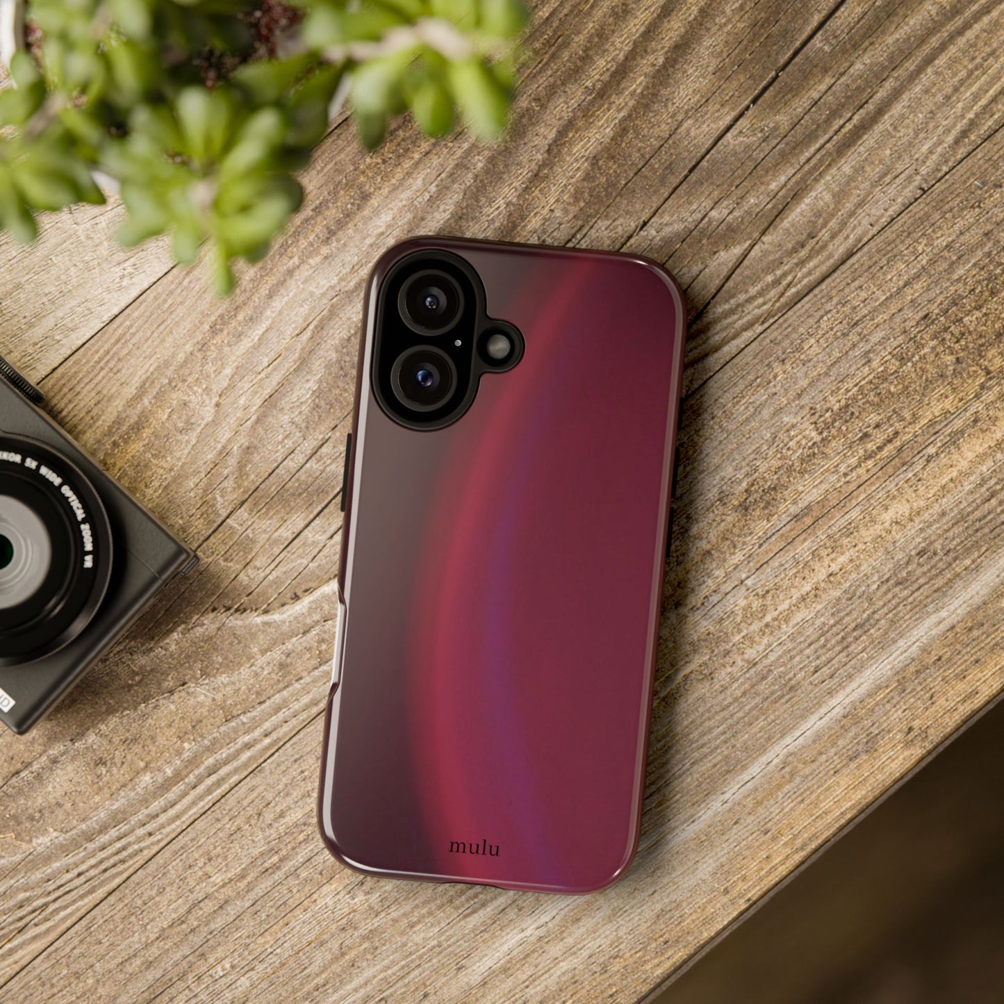 Maroon Gradient Phone Case - Tough Protective iPhone Cover