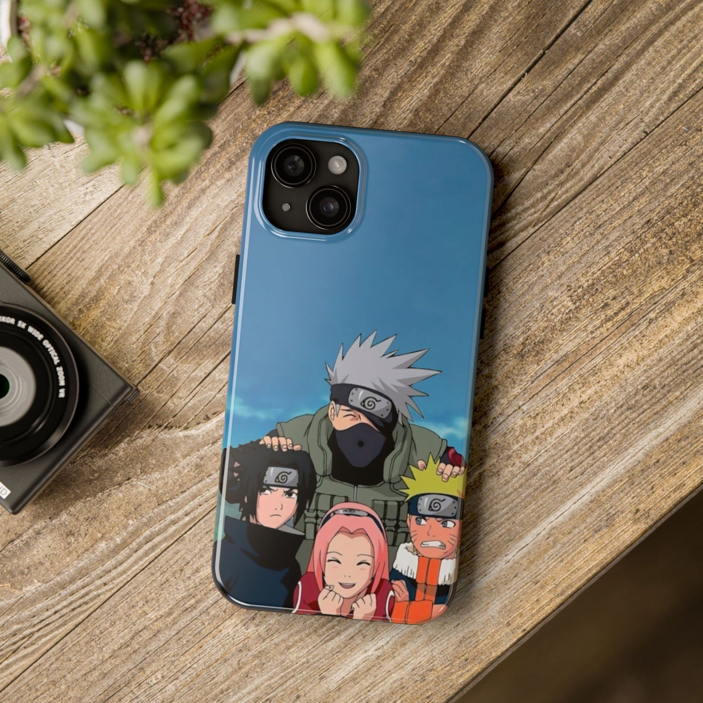 Anime Team Portrait Tough Phone Case — Cute Group Shield Design