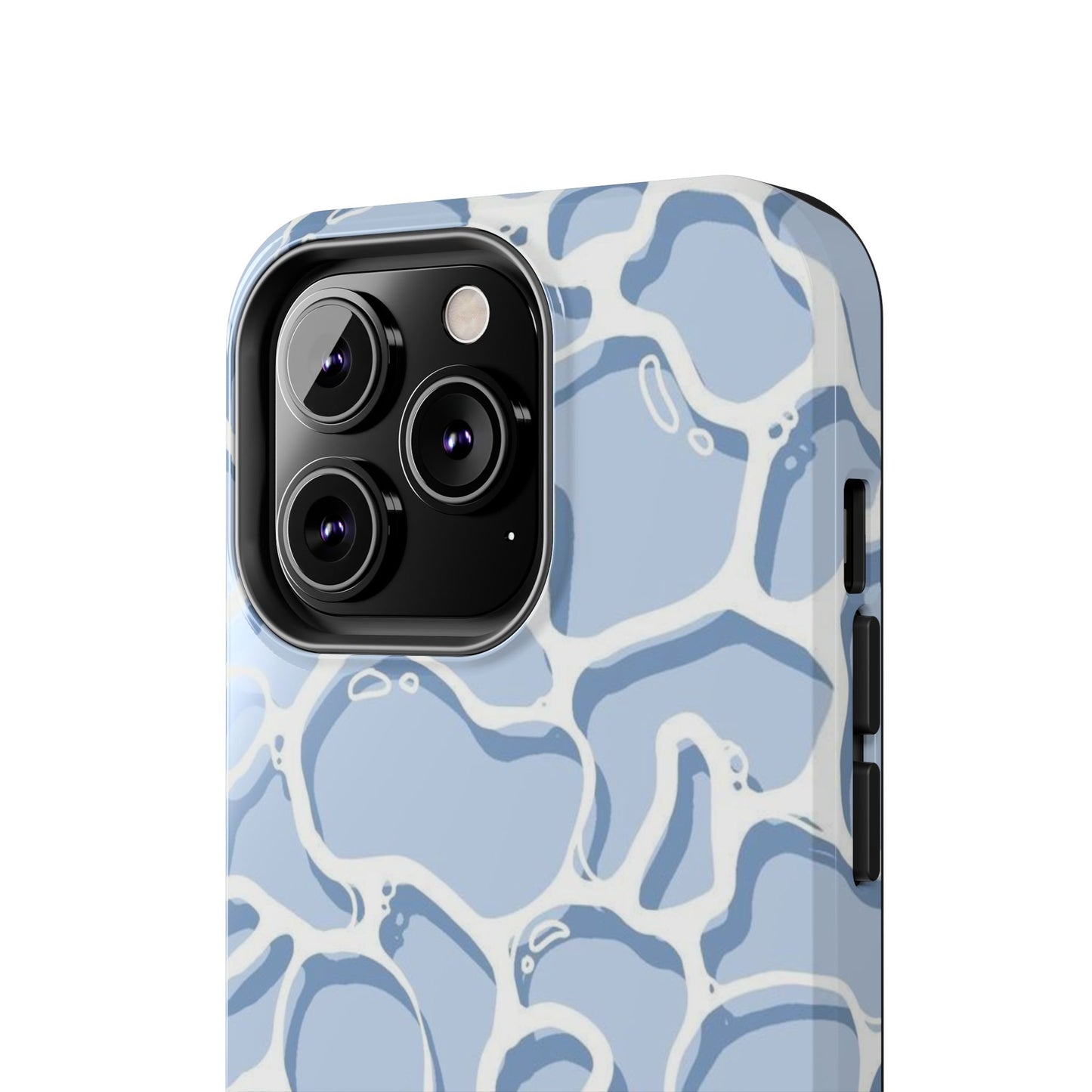 Blue Abstract Pool Pattern Tough Phone Case