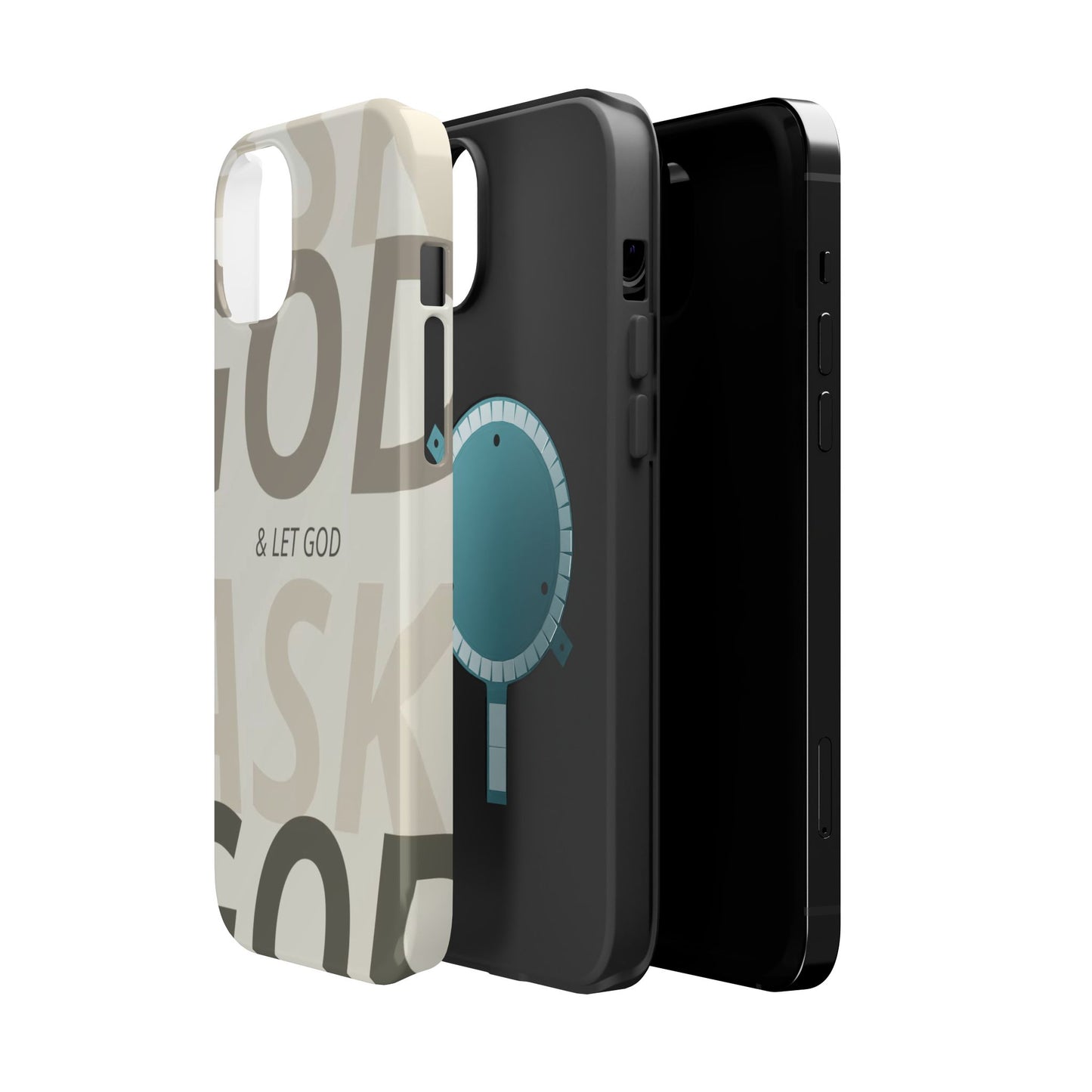 Protective iPhone Case — "Fold & Let God" Magnetic Impact-Resistant Phone Cover