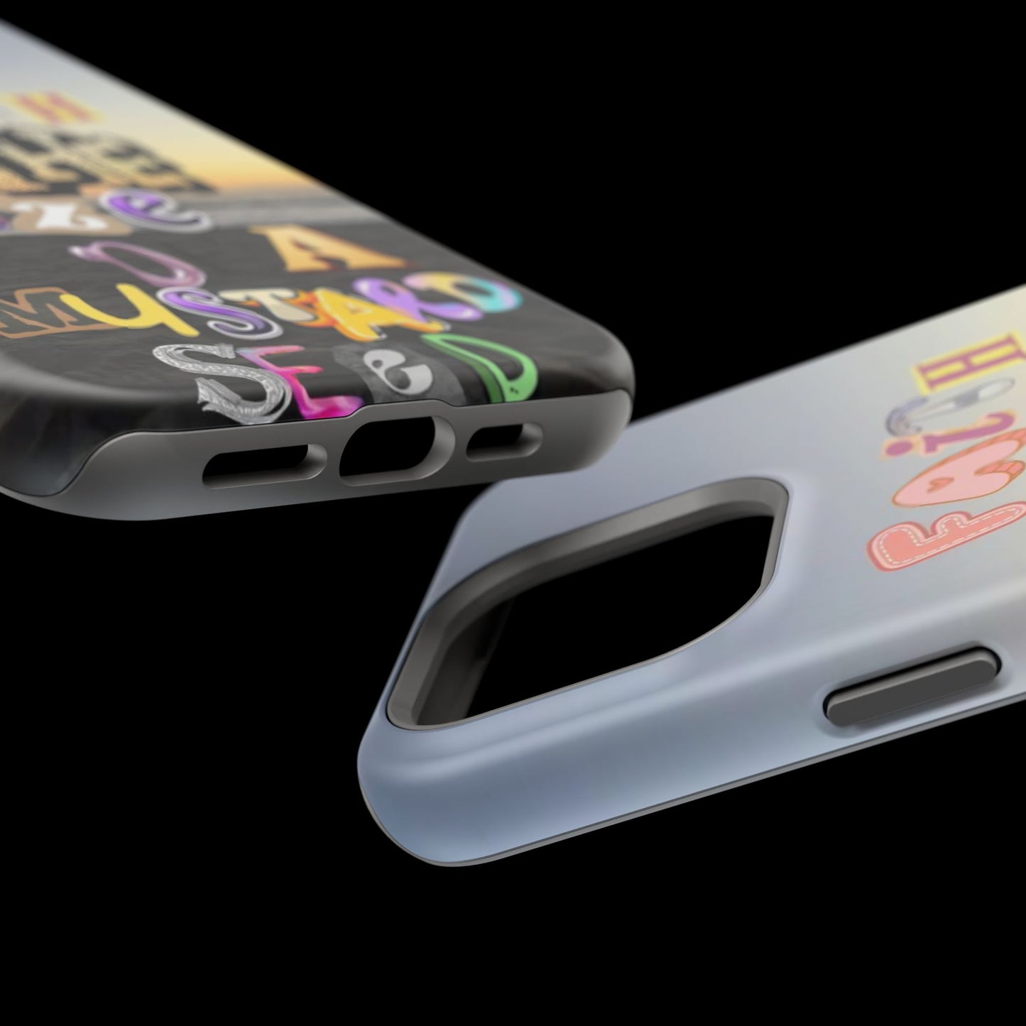 Magnetic Impact-Resistant Phone Case — "Faith the Size of a Mustard Seed" Sunset Design