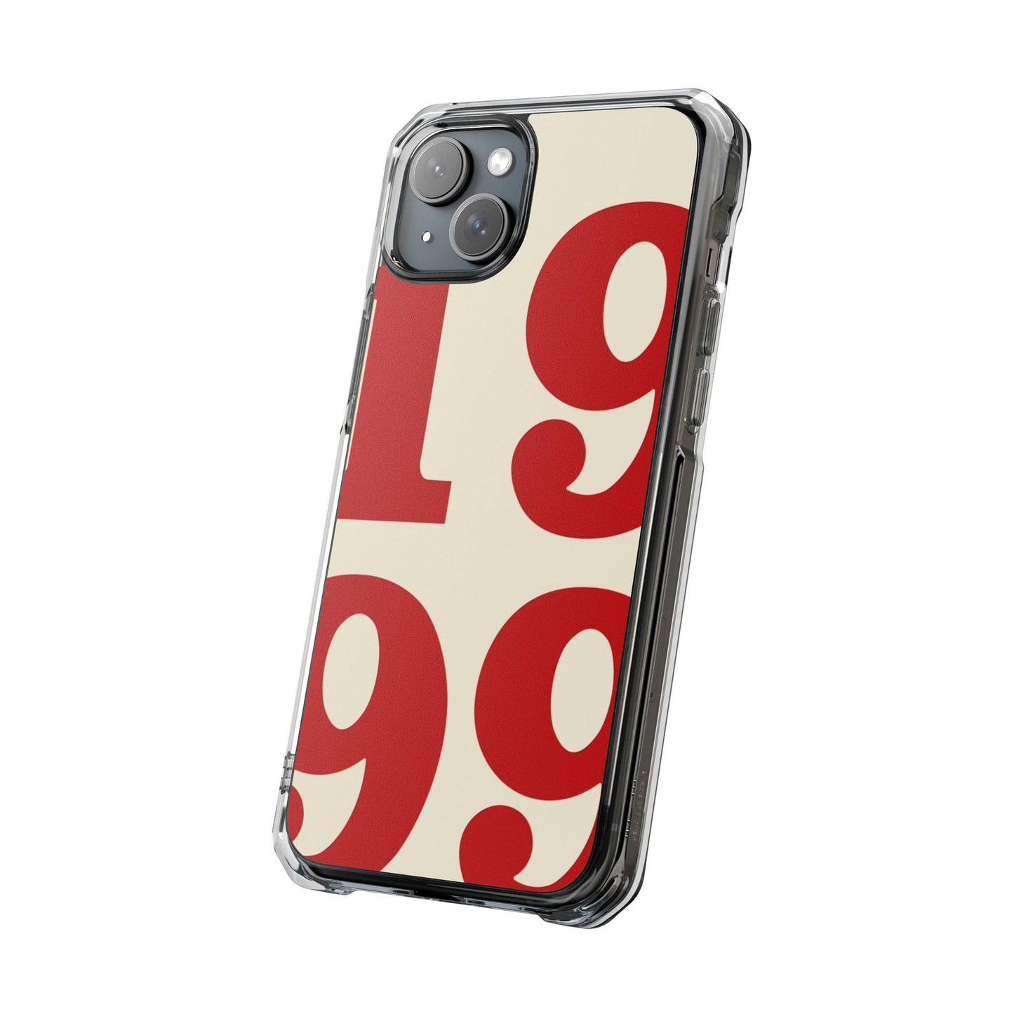 1999 Retro Number Clear Magnetic Phone Case