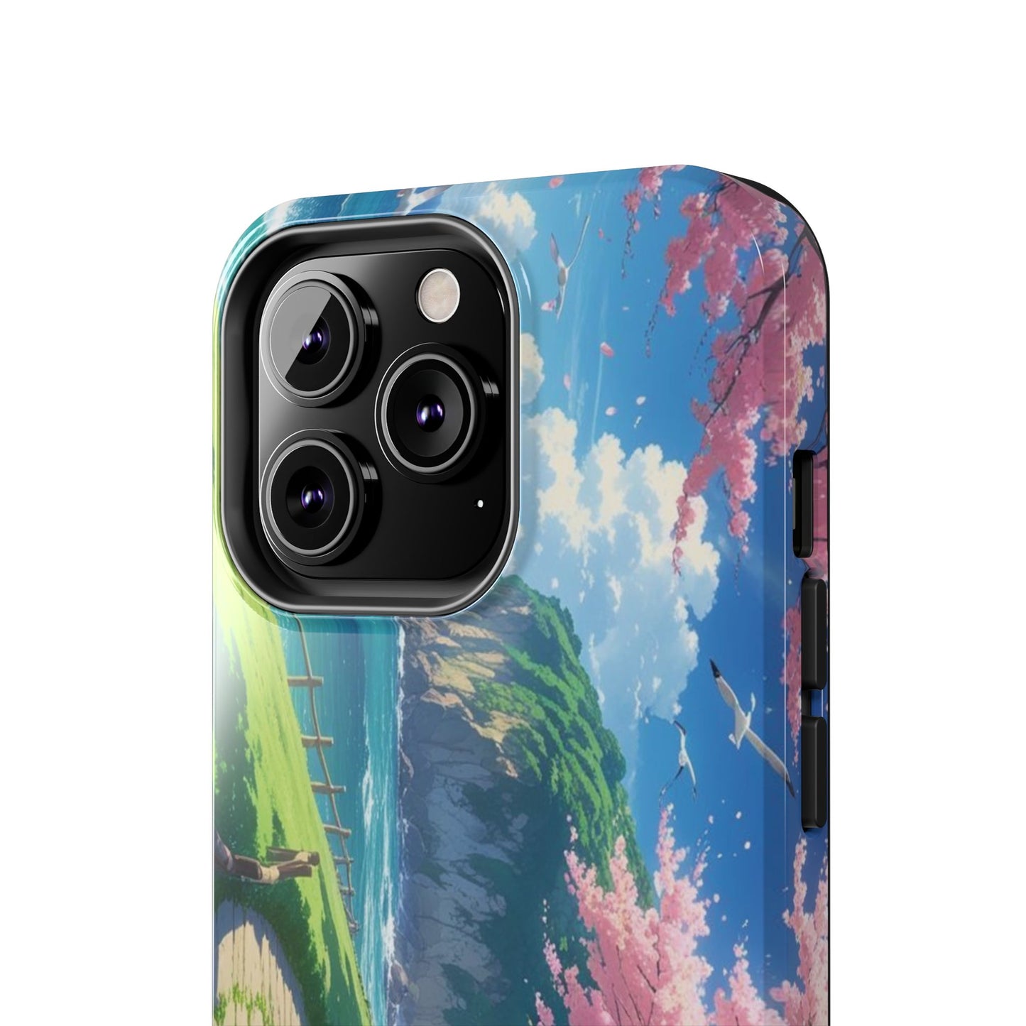 Tough Phone Case — Scenic Cherry Blossom Landscape Phone Cover