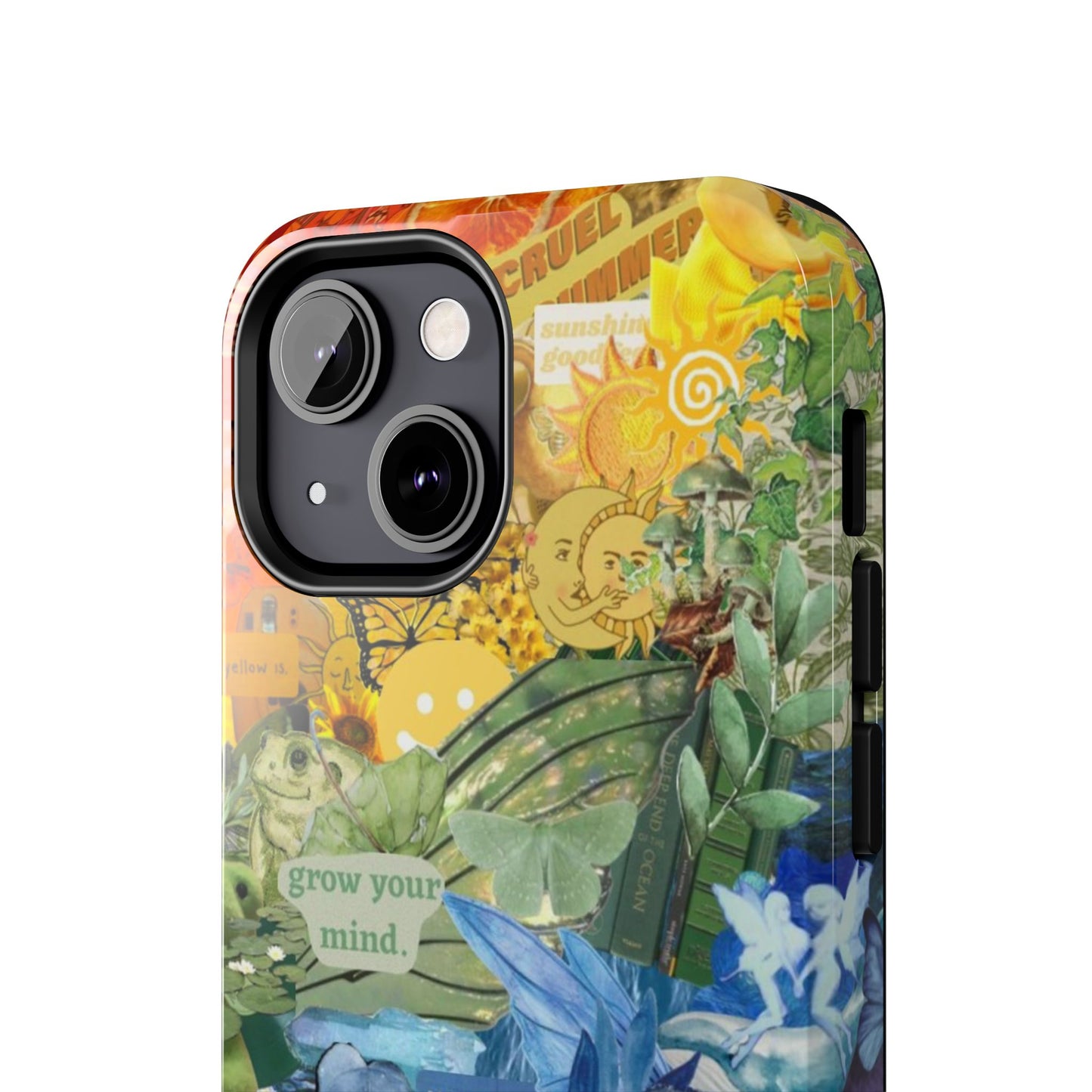 Collage Art Phone Case — 'Grow Your Mind' Lavender Haze Tough Case