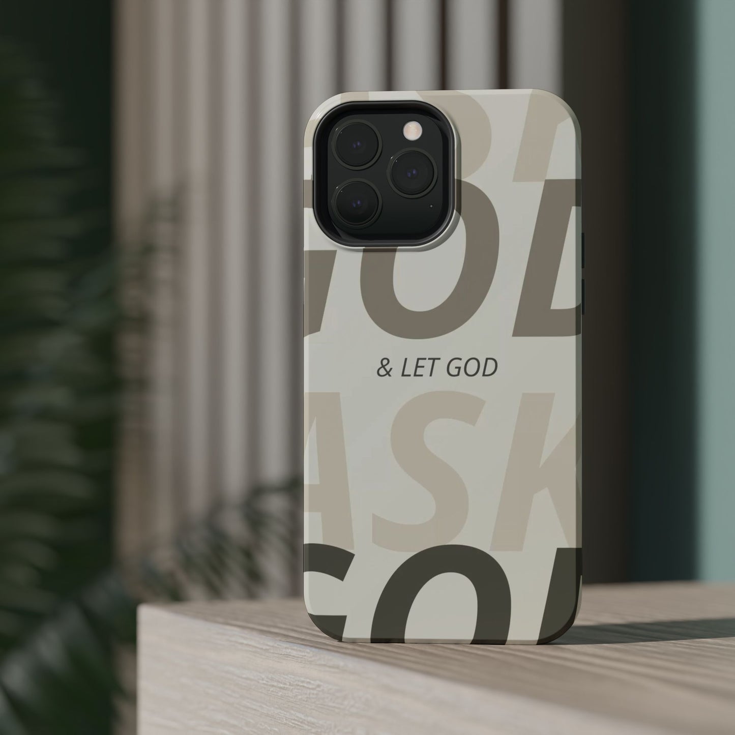 Protective iPhone Case — "Fold & Let God" Magnetic Impact-Resistant Phone Cover