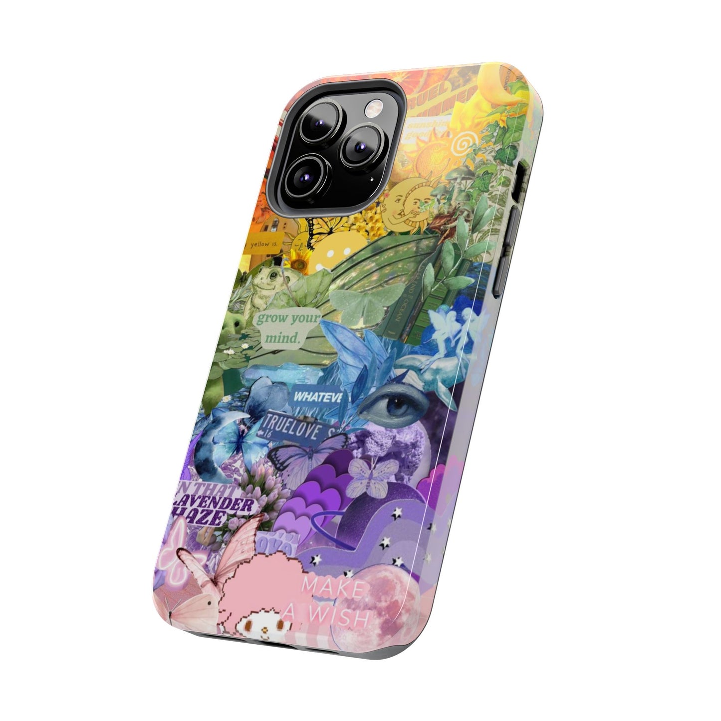 Collage Art Phone Case — 'Grow Your Mind' Lavender Haze Tough Case