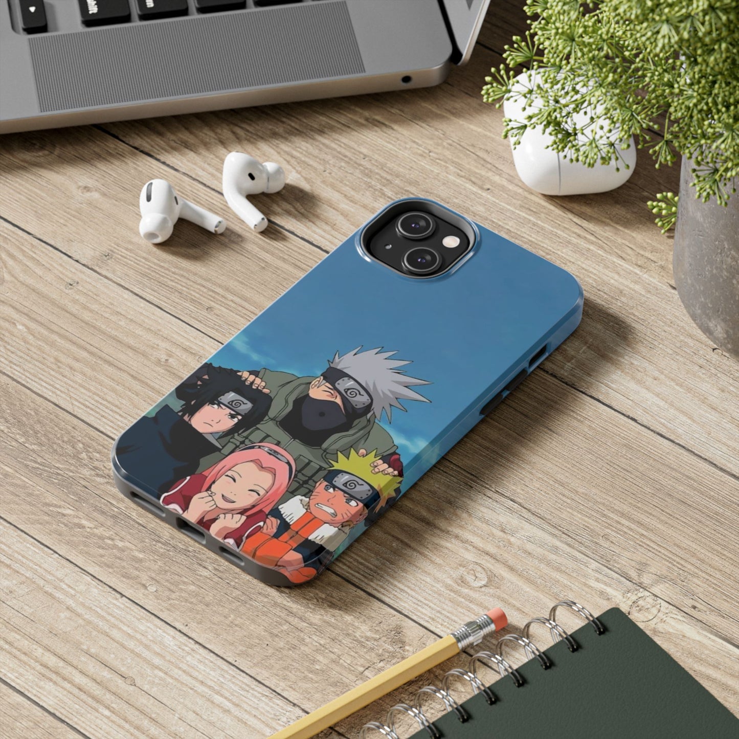 Anime Team Portrait Tough Phone Case — Cute Group Shield Design