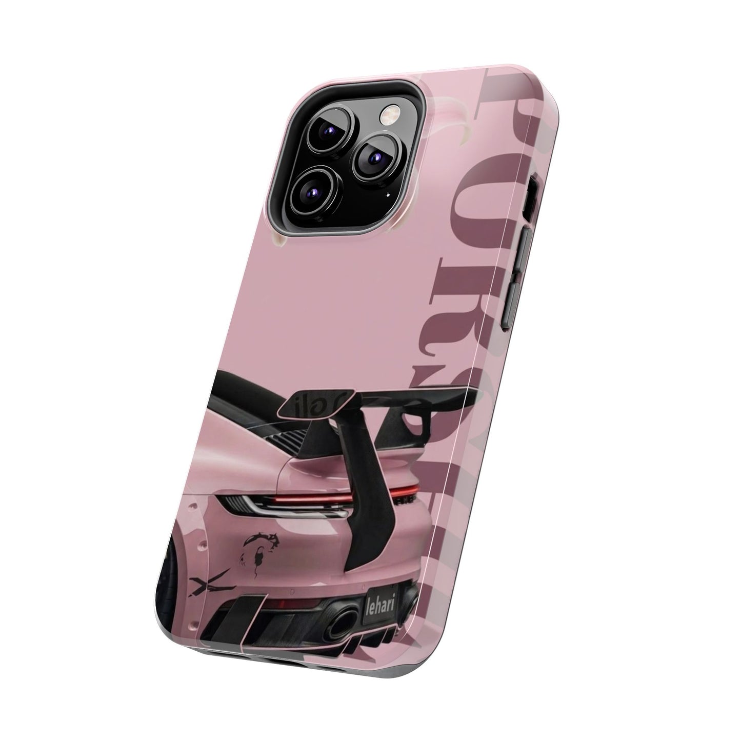 Pink Racing Car Tough Phone Case — 'Queen' Sportback Design