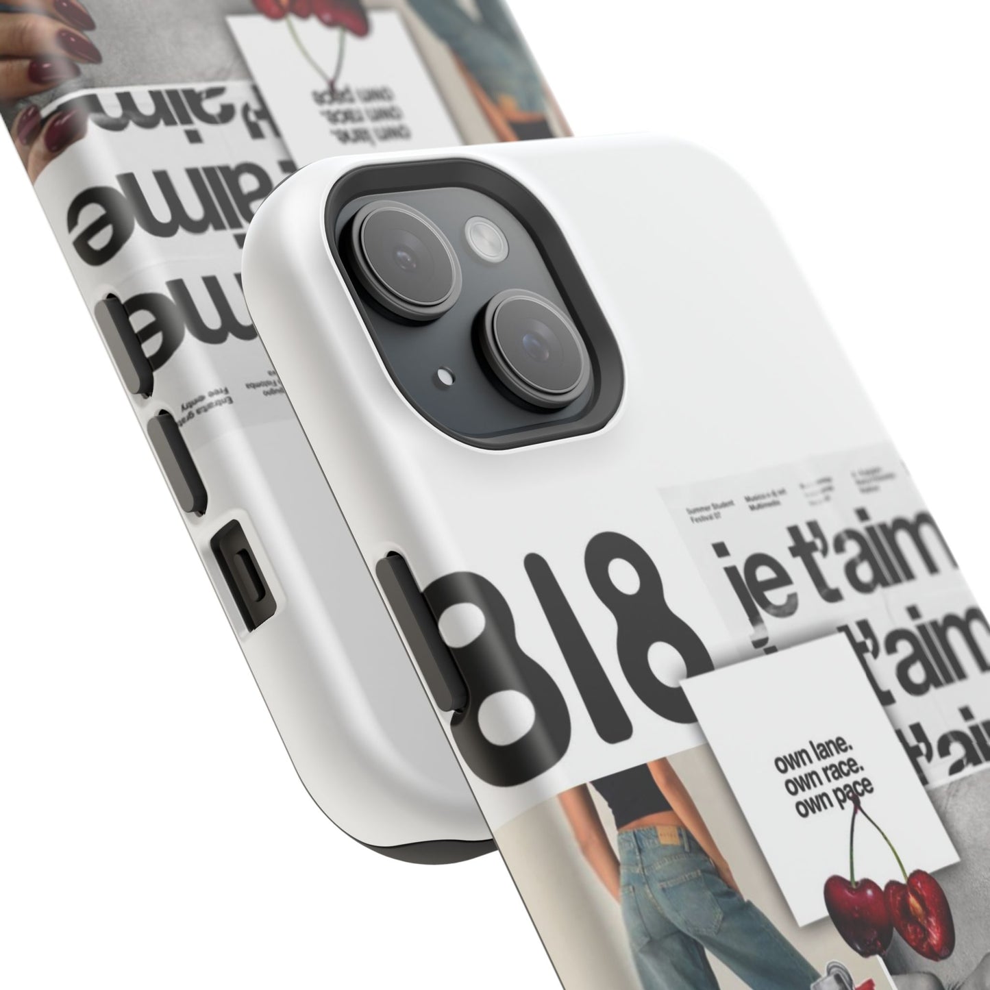 Collage 'Je t’aime' Magnetic Impact-Resistant Phone Case