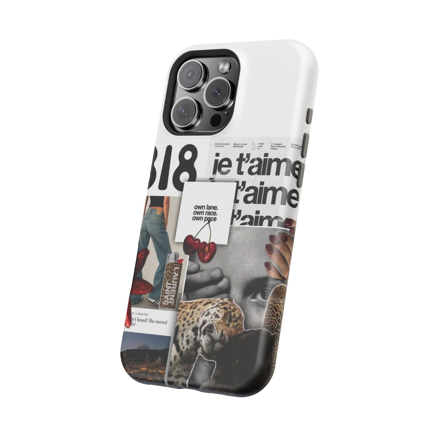 Collage 'Je t’aime' Magnetic Impact-Resistant Phone Case