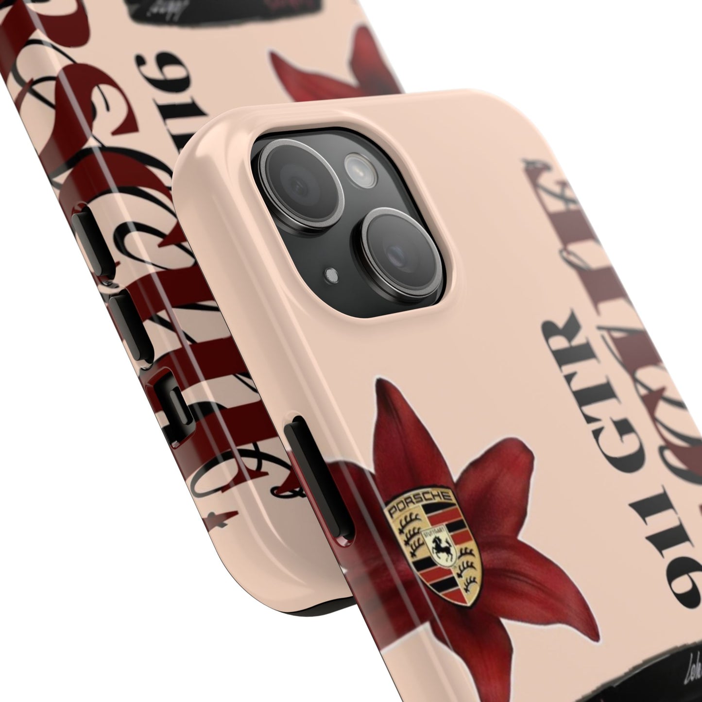 Porsche 911 GT-R Red Orchid Tough Phone Case — Sports Car Protective Cover