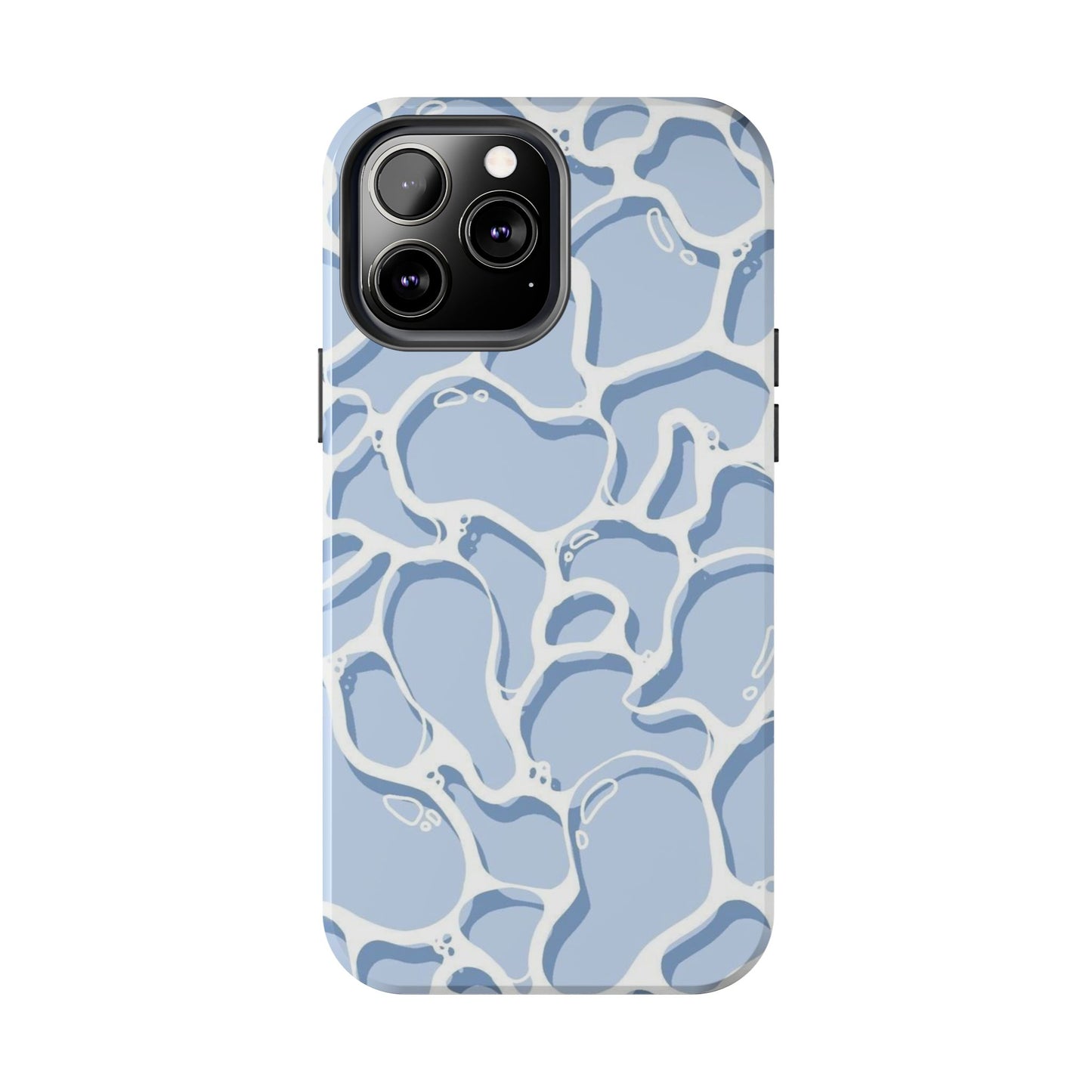 Blue Abstract Pool Pattern Tough Phone Case