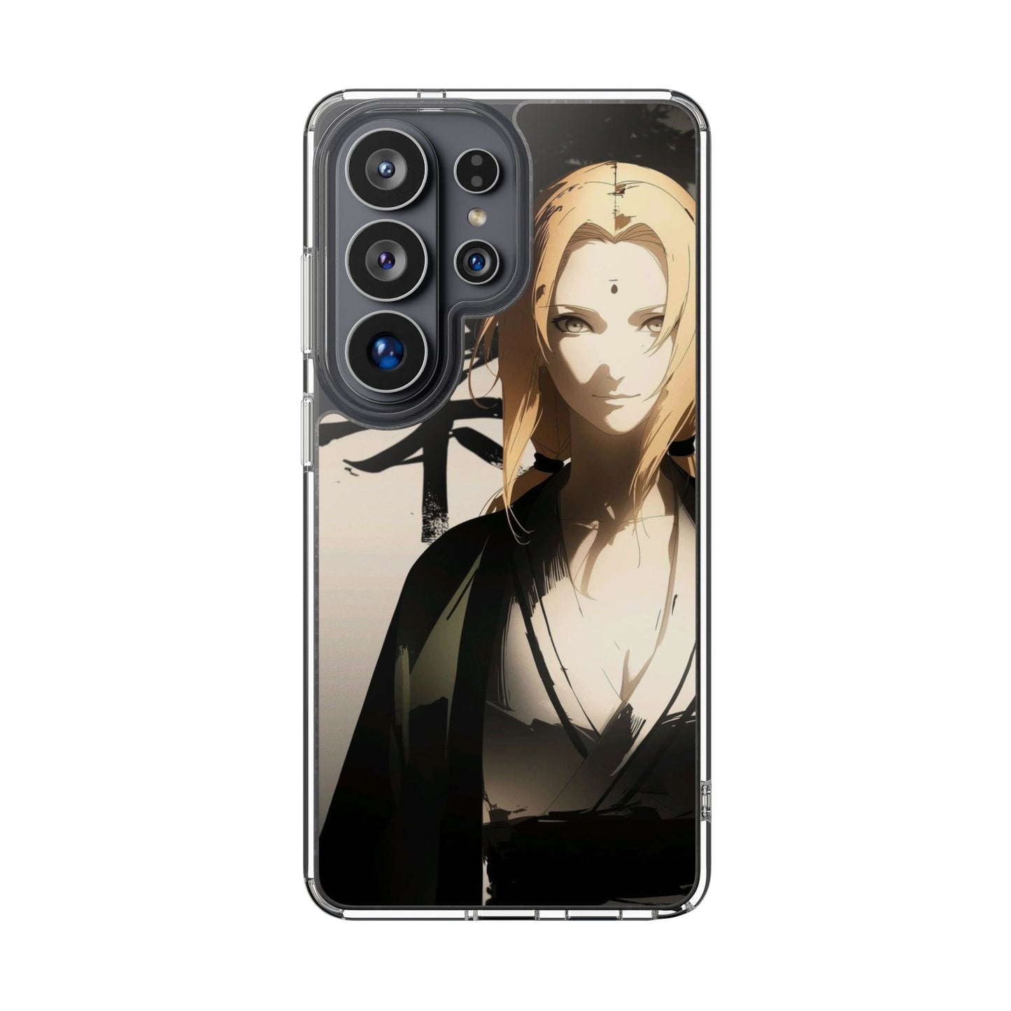 Clear Anime Character Impact-Resistant Phone Case