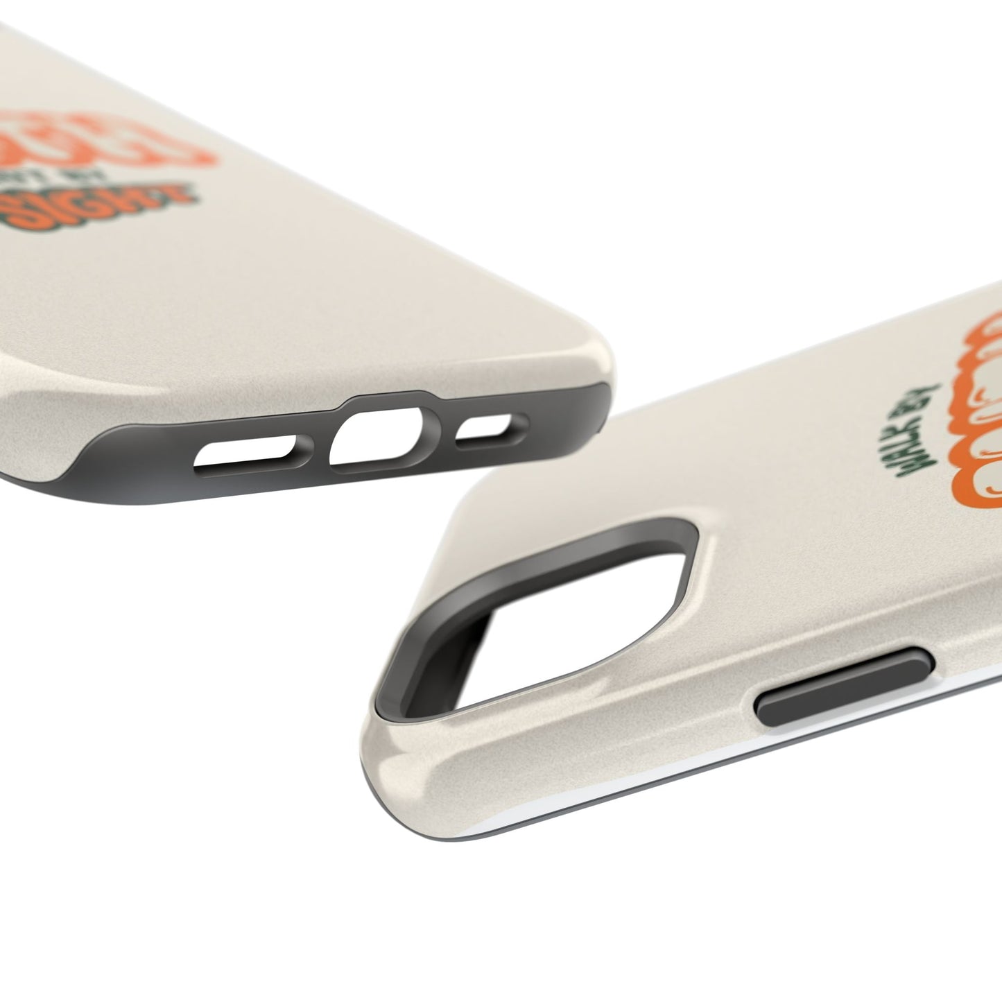Magnetic Impact-Resistant Case — "Walk by Faith Not by Sight" Inspirational Phone Cover