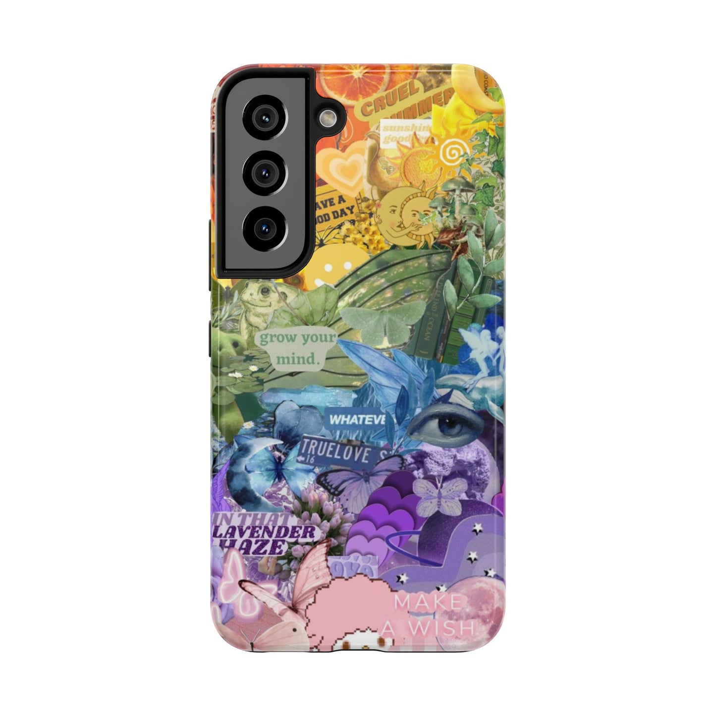 Collage Art Phone Case — 'Grow Your Mind' Lavender Haze Tough Case