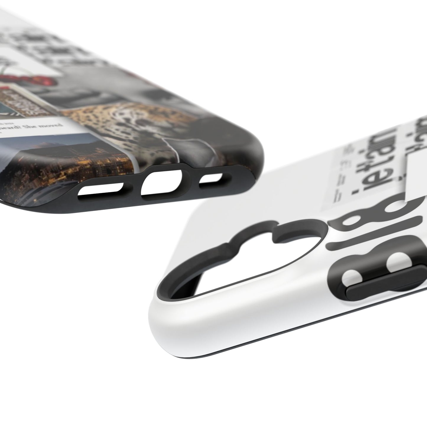 Collage 'Je t’aime' Magnetic Impact-Resistant Phone Case