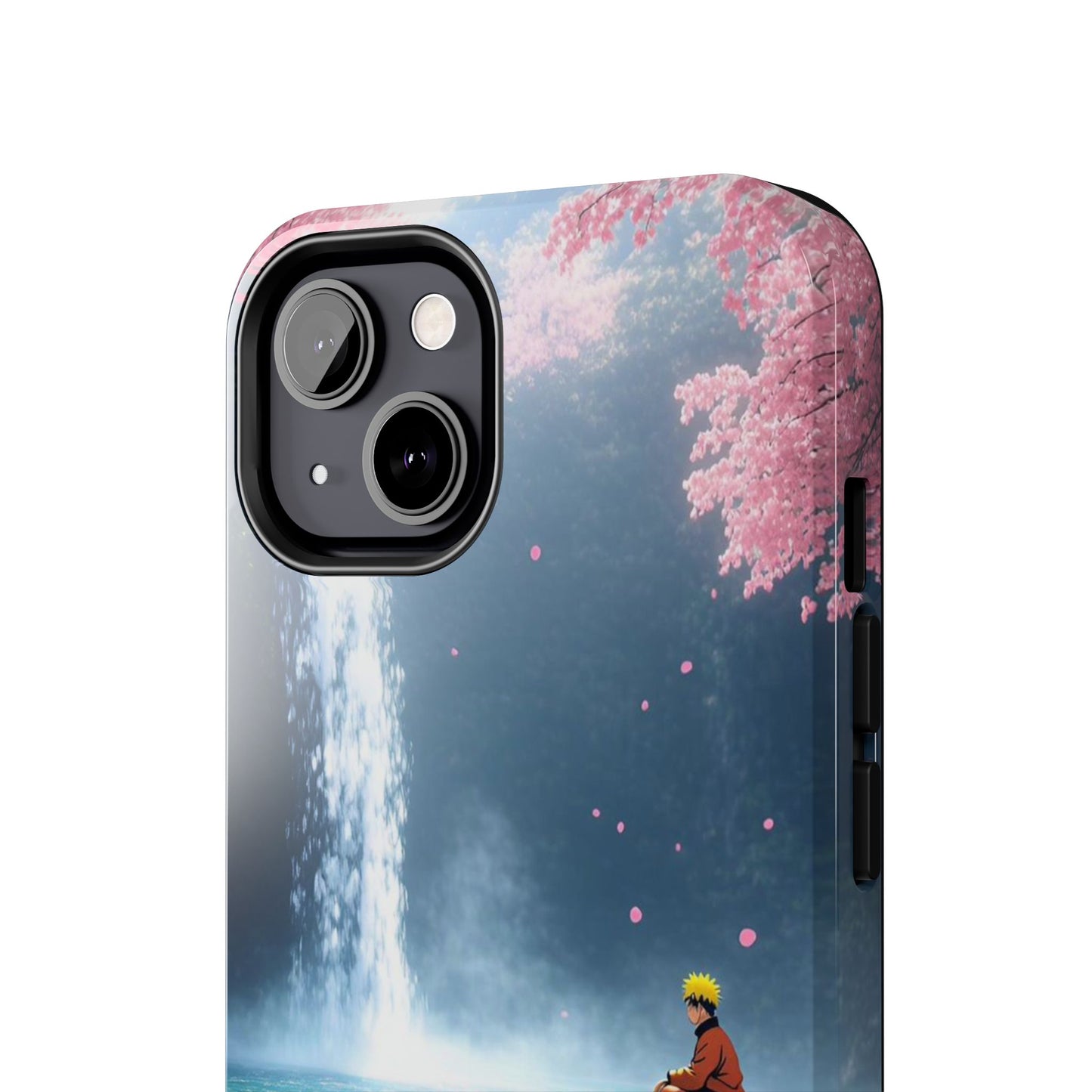 Naruto Scenic Tough Phone Case — Waterfall Meditation Anime Cover