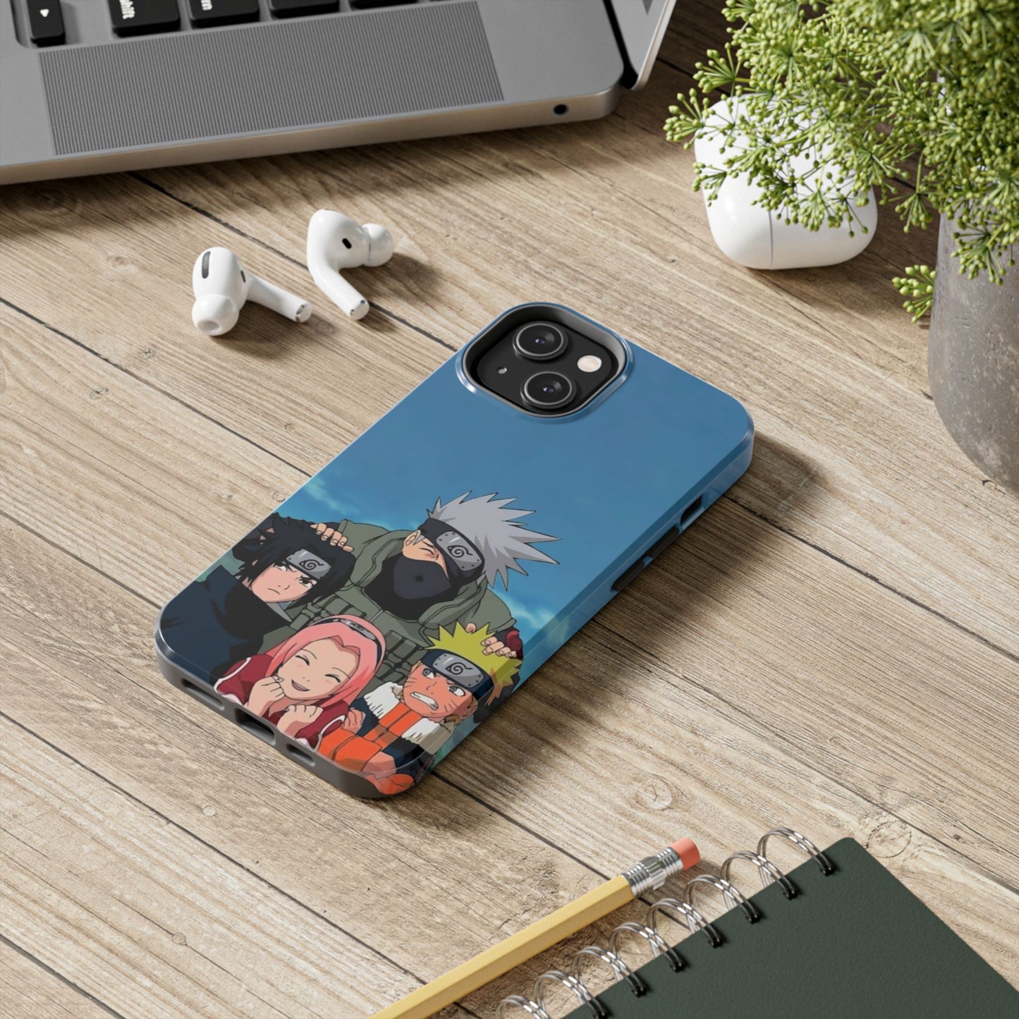 Anime Team Portrait Tough Phone Case — Cute Group Shield Design