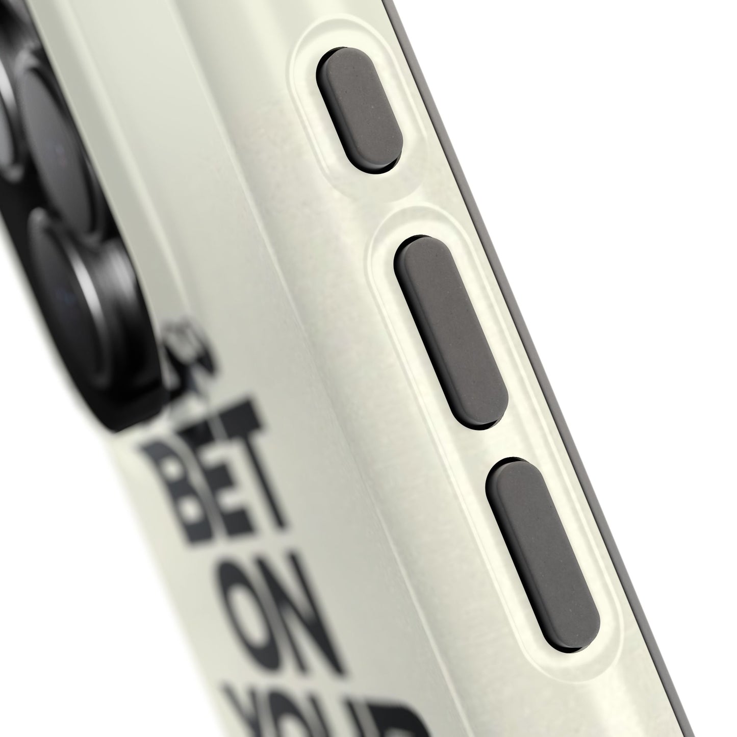 Magnetic Impact-Resistant Case — "Bet On Your Damn Self" Motivational Phone Cover