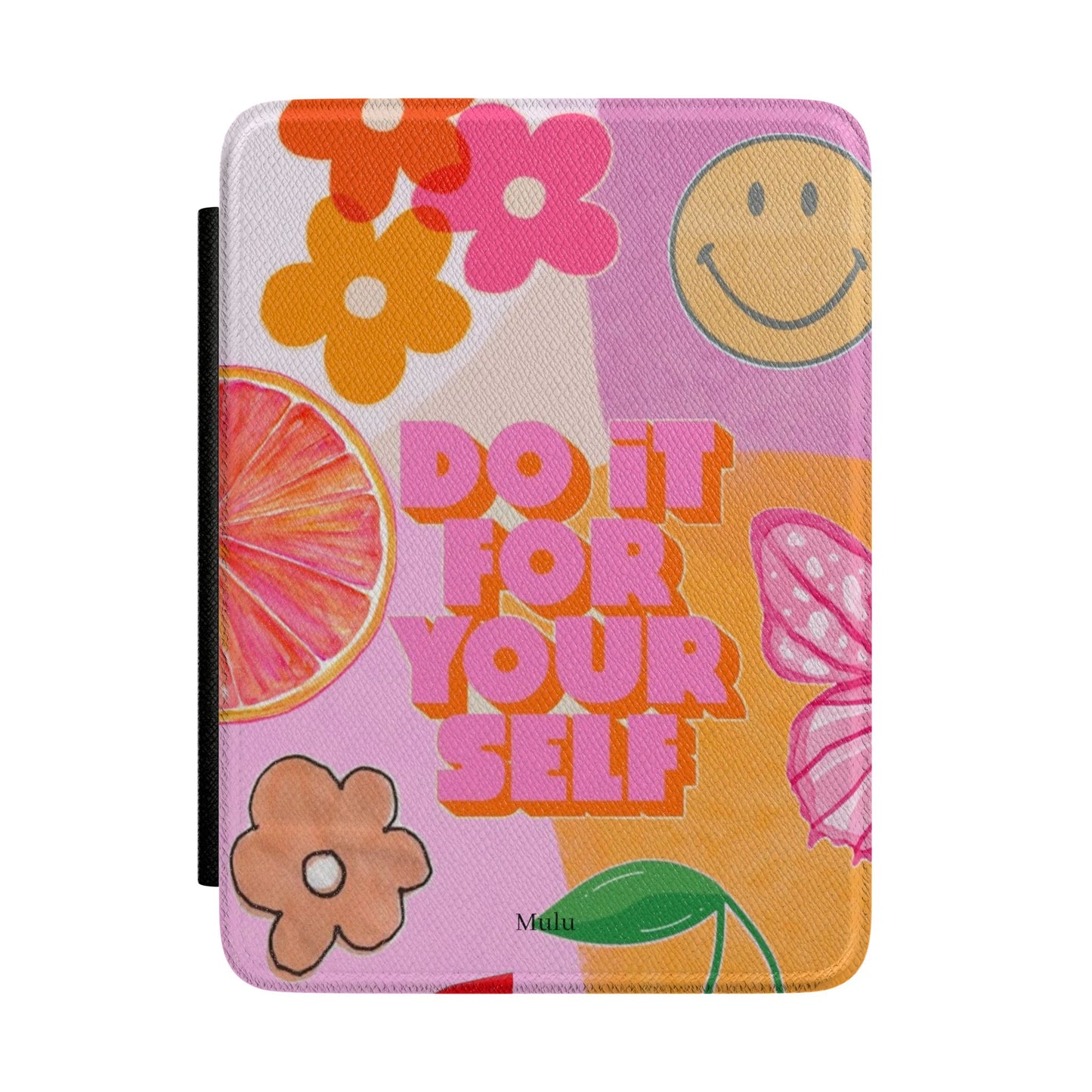 Kindle Case — Retro Floral "Do It For Yourself" Protective Cover
