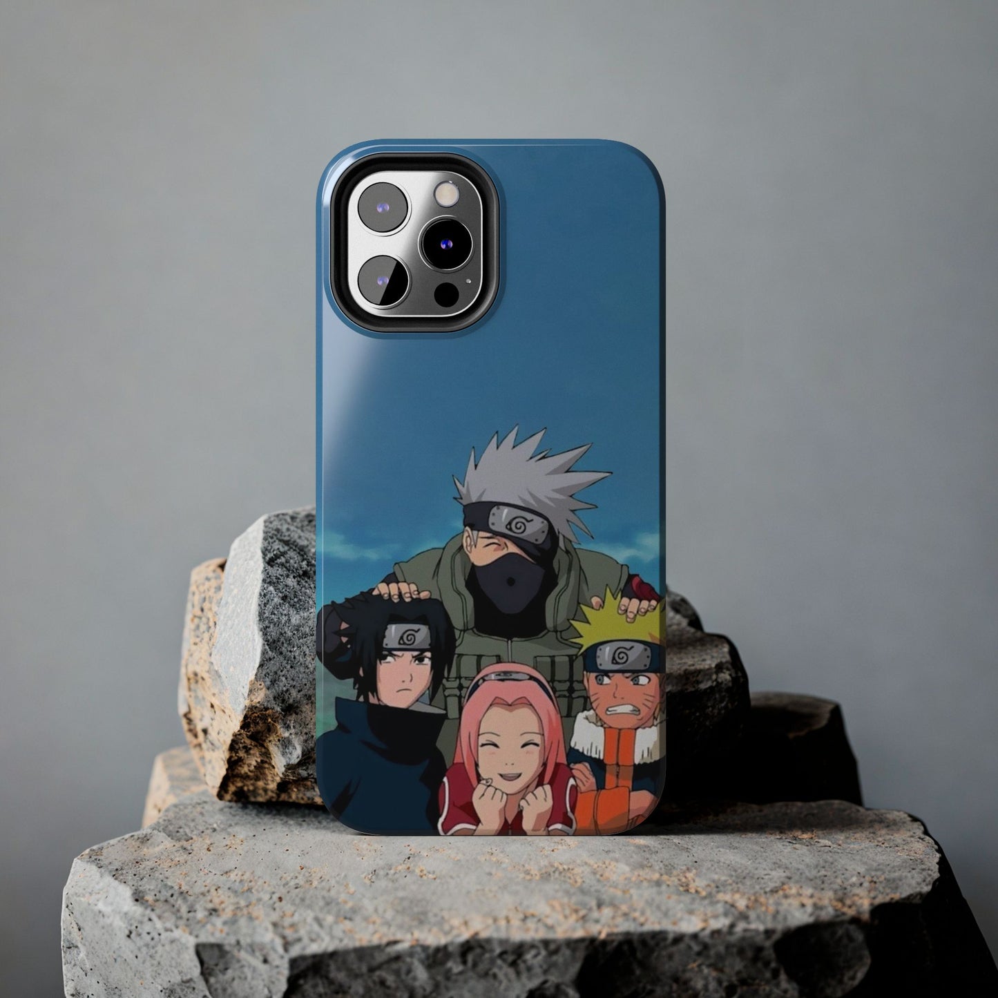 Anime Team Portrait Tough Phone Case — Cute Group Shield Design