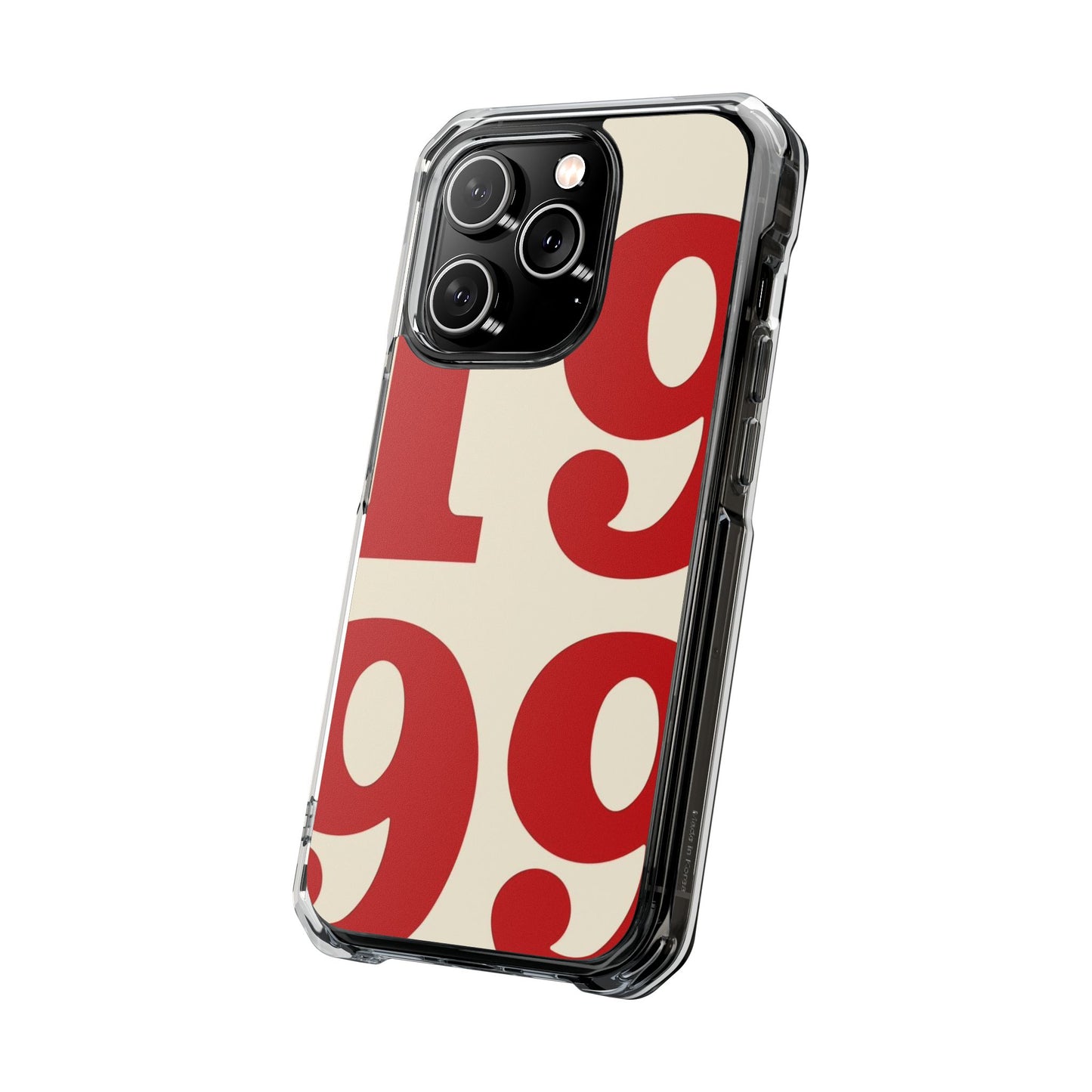 1999 Retro Number Clear Magnetic Phone Case