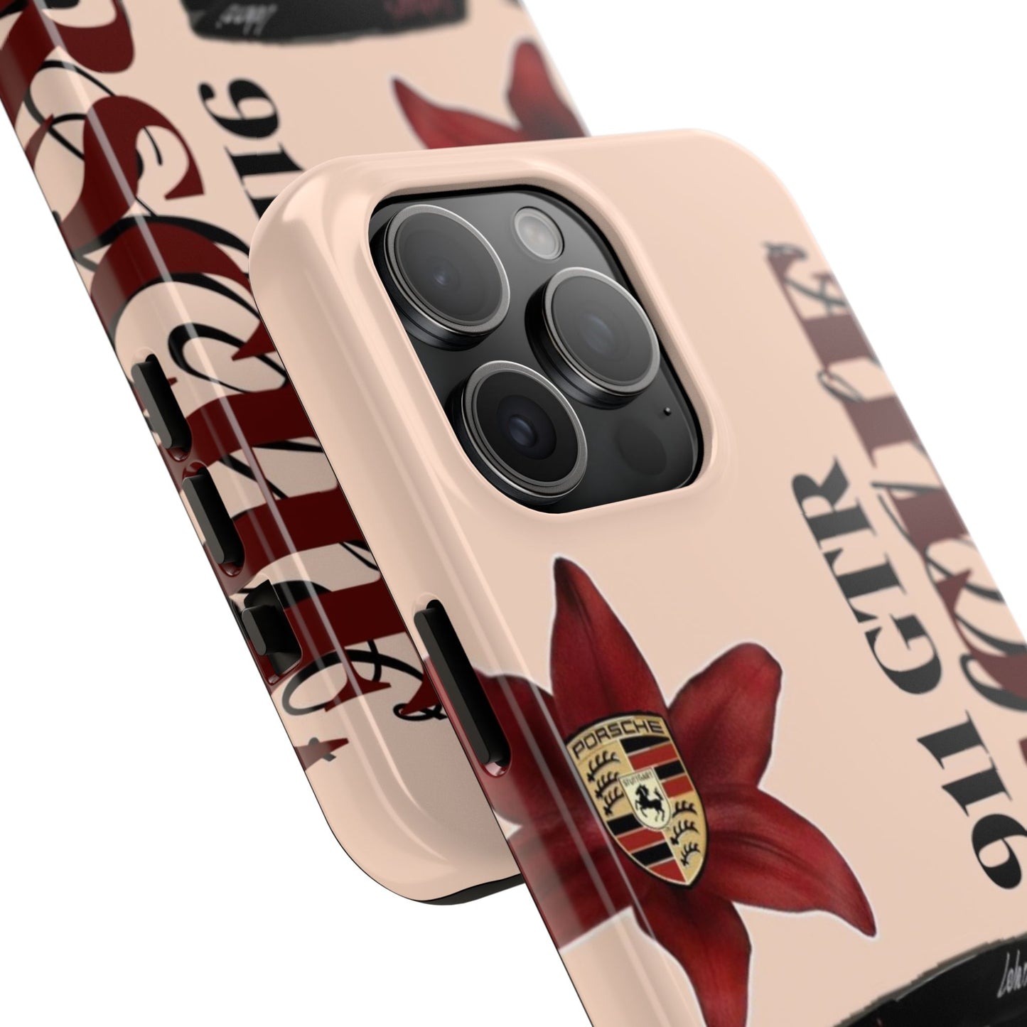 Porsche 911 GT-R Red Orchid Tough Phone Case — Sports Car Protective Cover